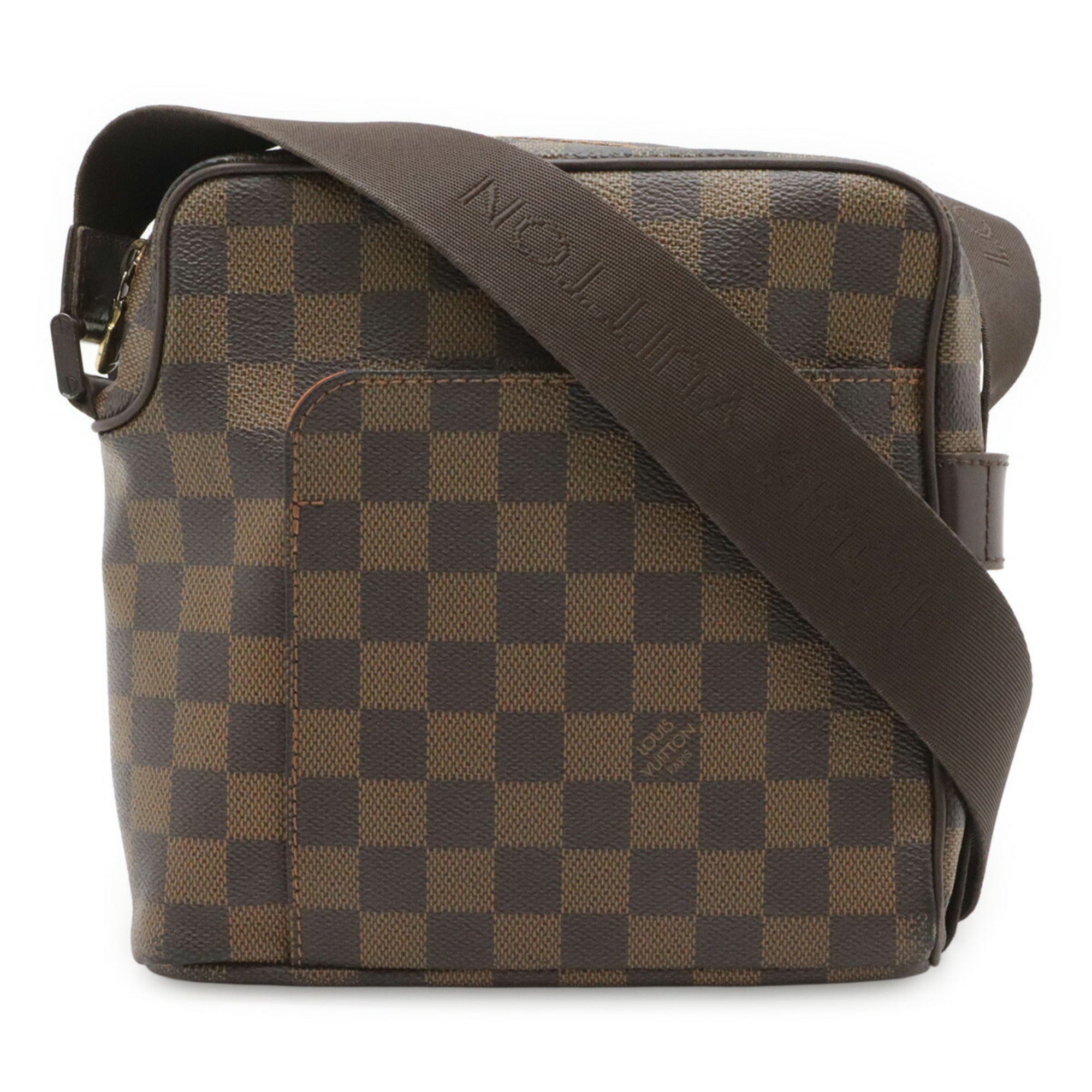 Louis Vuitton Brown Damier Canvas Pvc Damier Canvas Pochette Shoulder Bag (Pre-Owned)