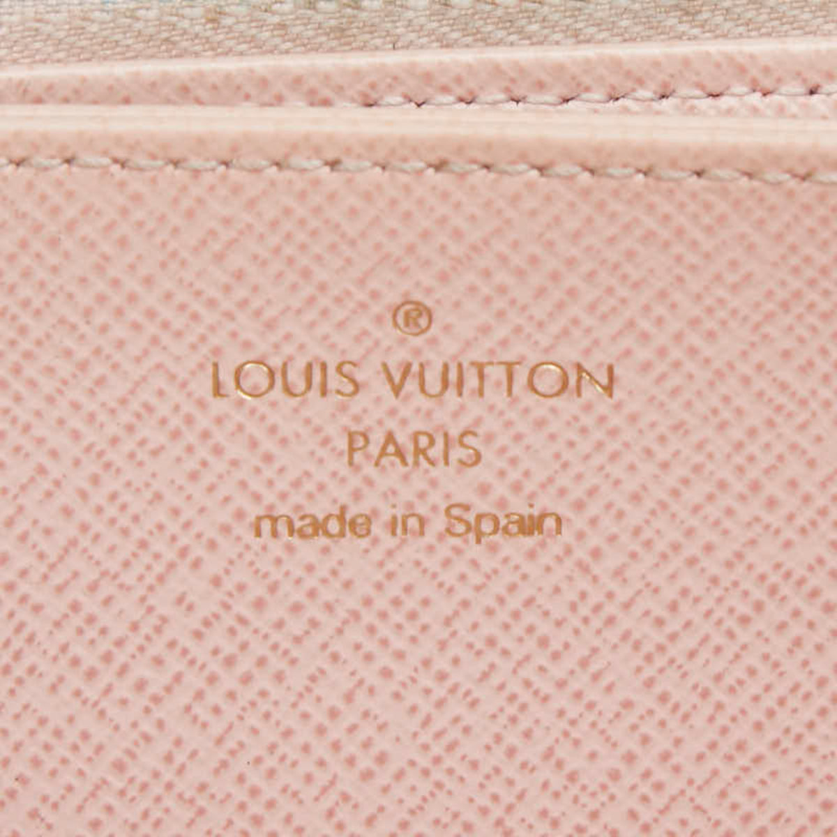Louis Vuitton Brown Rose Ballerine Pvc Leather Long Wallet (Bi-Fold) (Pre-Owned)