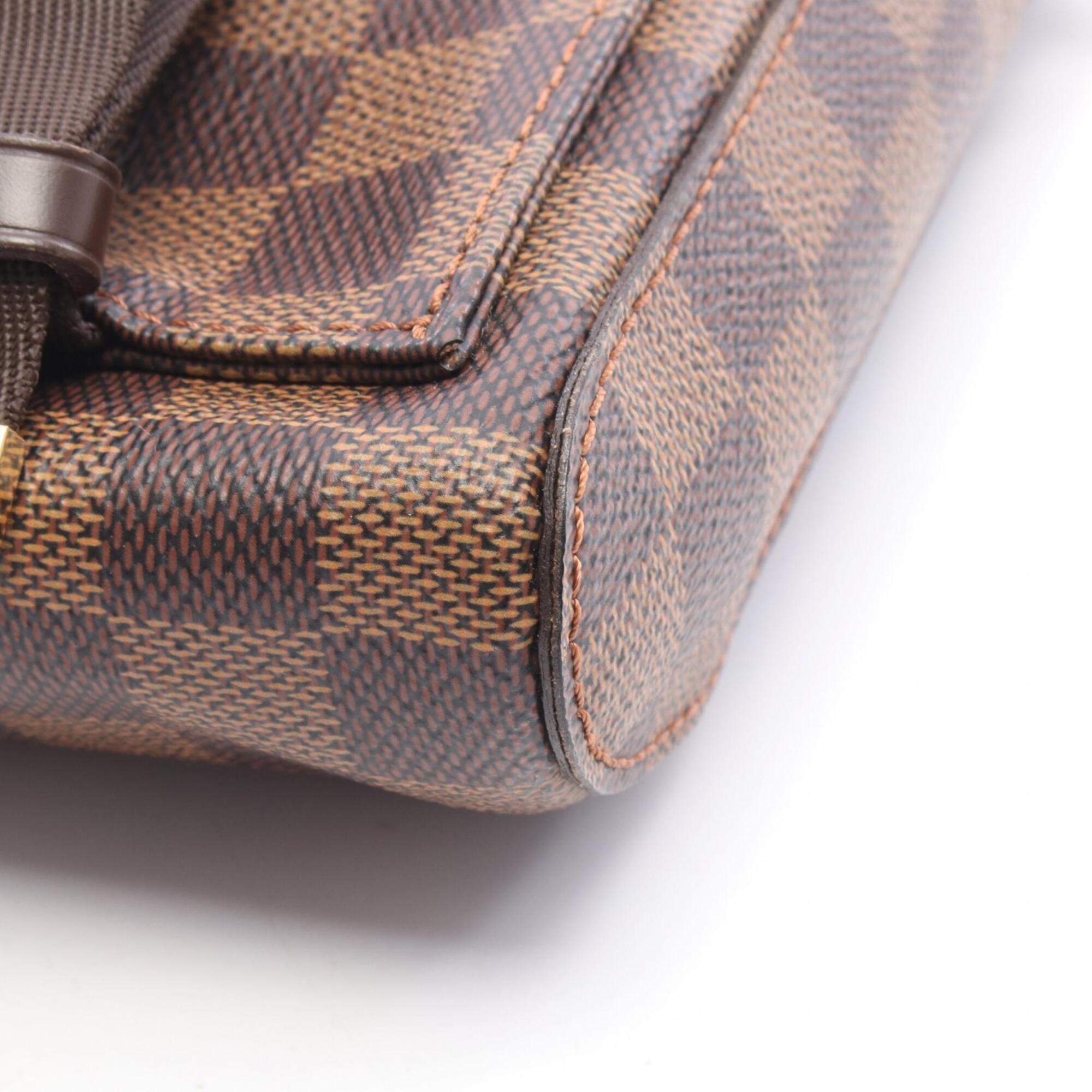 Louis Vuitton Brown Ebene Coated Canvas Pvc Damier Canvas Fanny Pack Sling Bag (Pre-Owned)