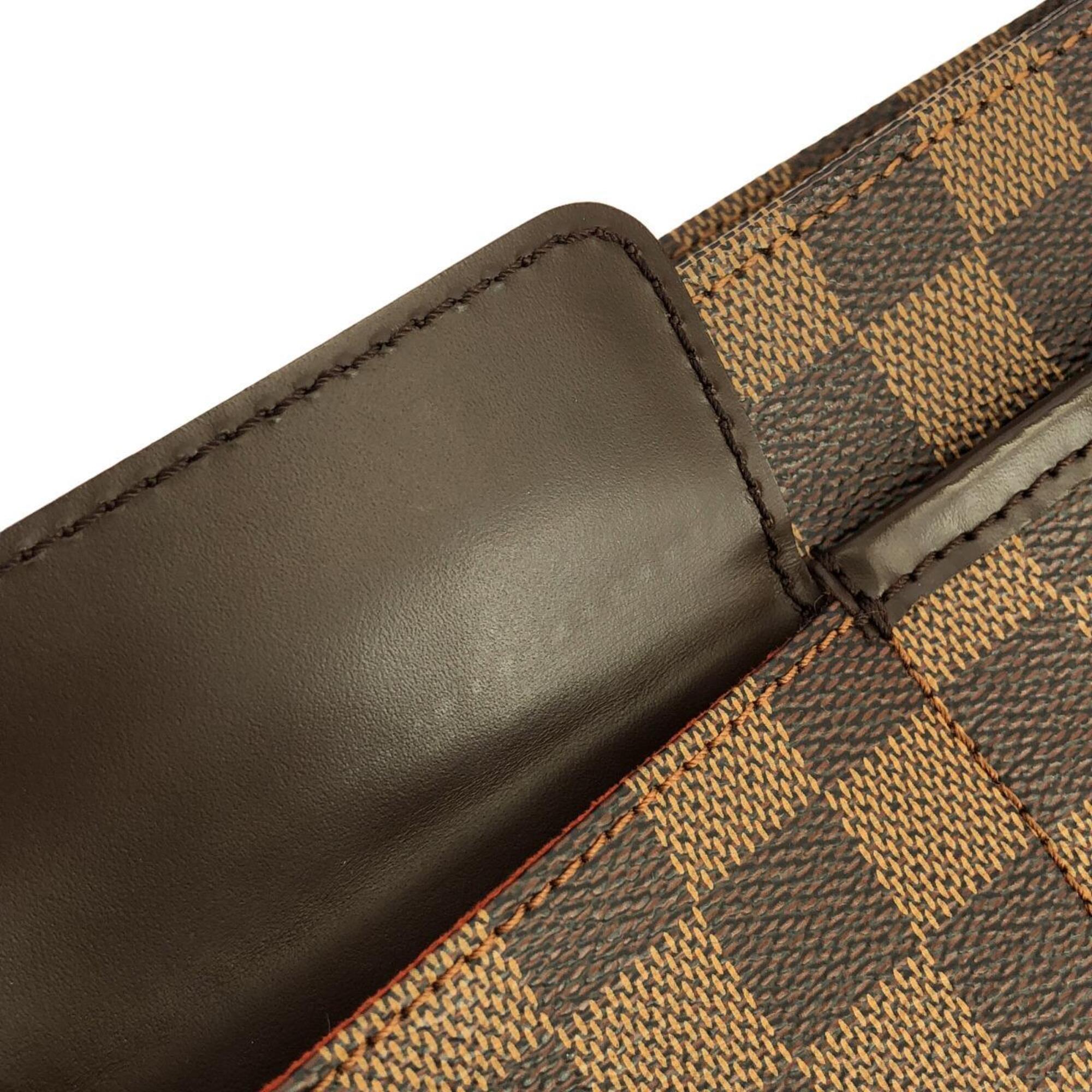 Louis Vuitton Brown Coated Canvas Shoulder Bag (Pre-Owned)