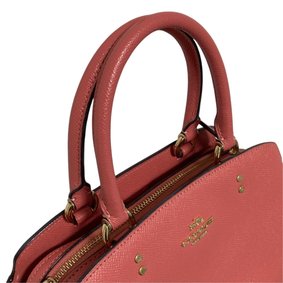 Coach Pink Leather Handbag (Pre-Owned)