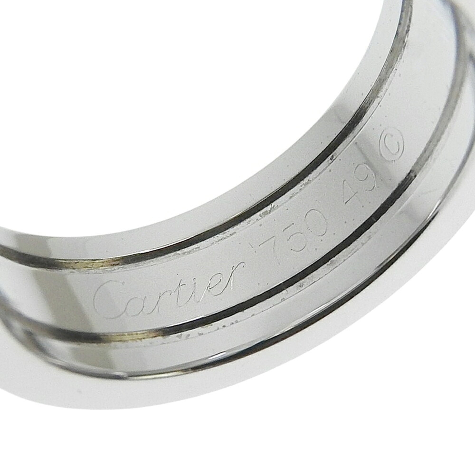 Cartier White Gold White Gold (18K) Band Ring (Pre-Owned)
