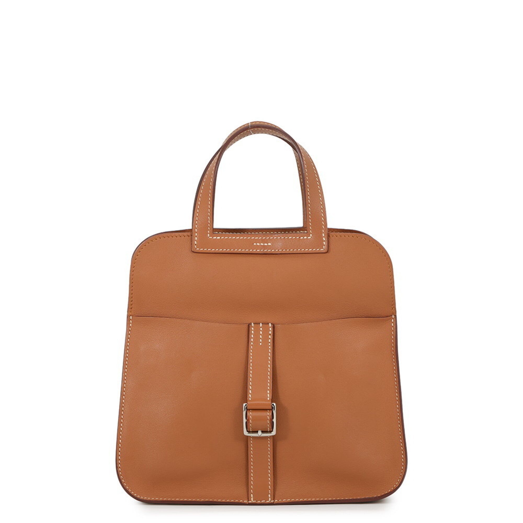 Hermes Kara Gold Swift Leather Handbag (Pre-Owned)