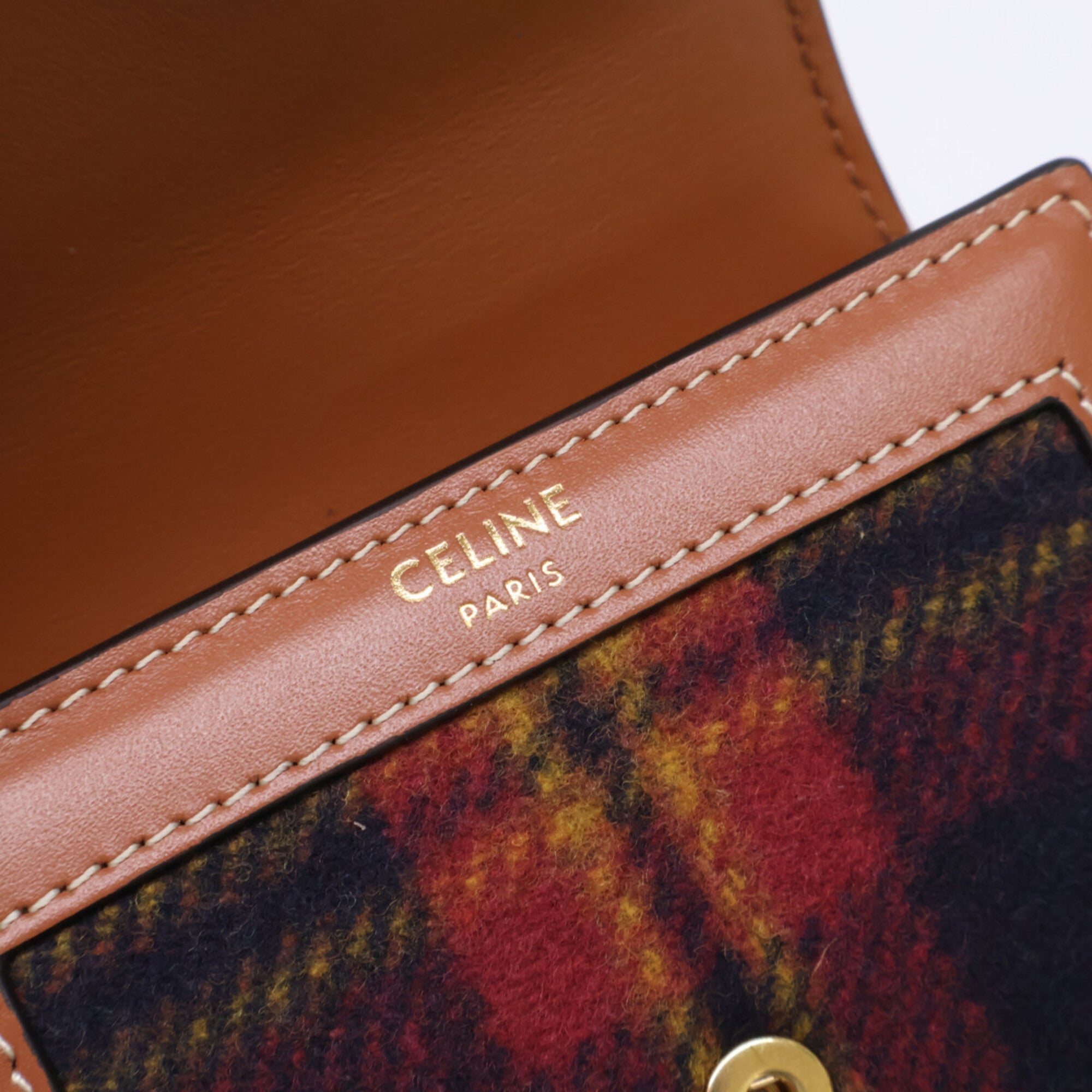 Celine Multi-Color Textile Wallet (Tri-Fold) (Pre-Owned)