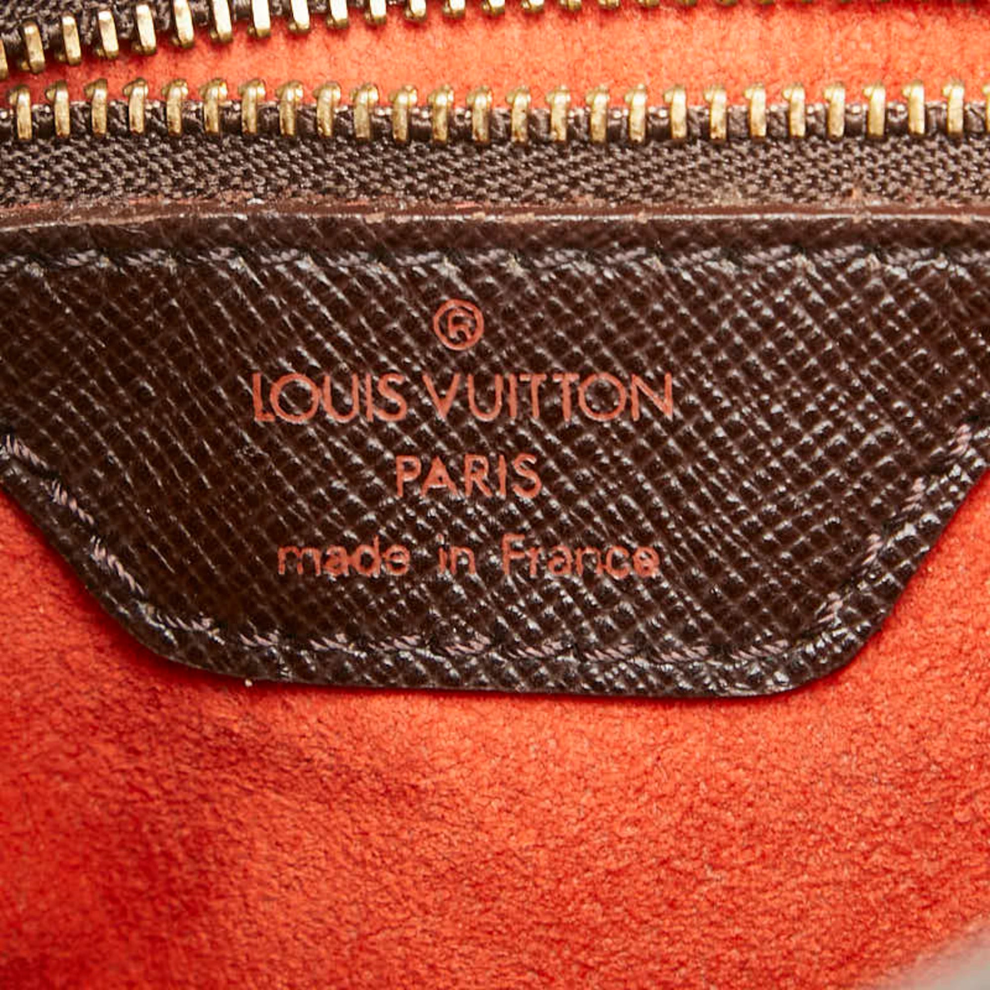 Louis Vuitton Brown Pvc Leather Shoulder Bag Tote Bag (Pre-Owned)