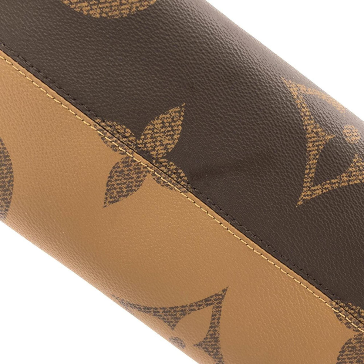 Louis Vuitton Monogram Marron Coated Canvas Handbag (Pre-Owned)