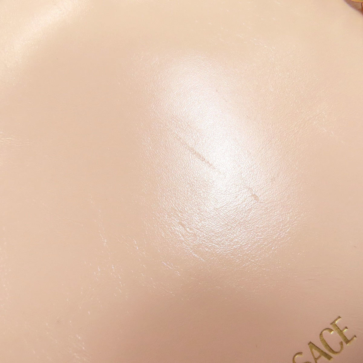 Versace Pink Leather Shoulder Bag (Pre-Owned)