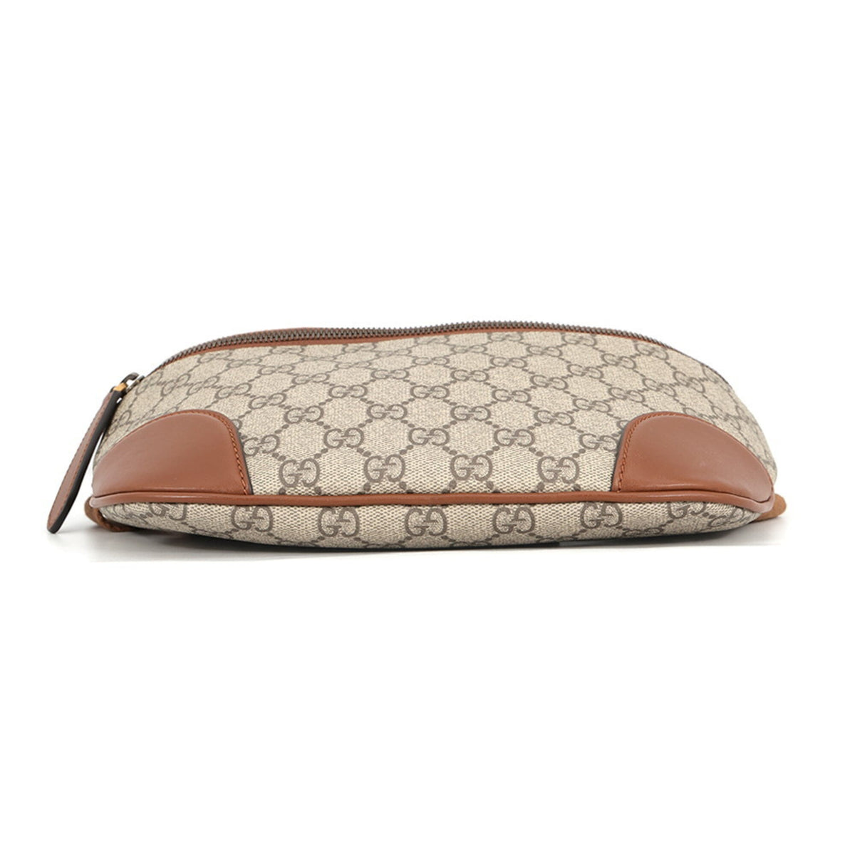 Gucci Beige Brown Leather Pvc Sling Bag (Pre-Owned)