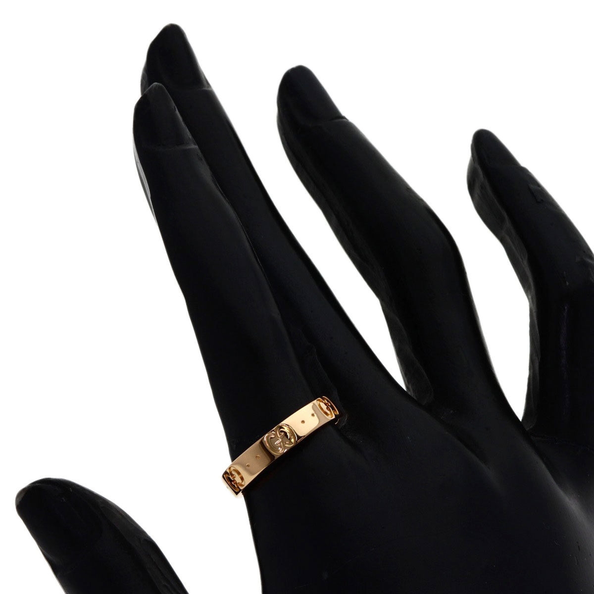 Gucci Icon Pink Gold (18K) Band Ring (Pre-Owned)