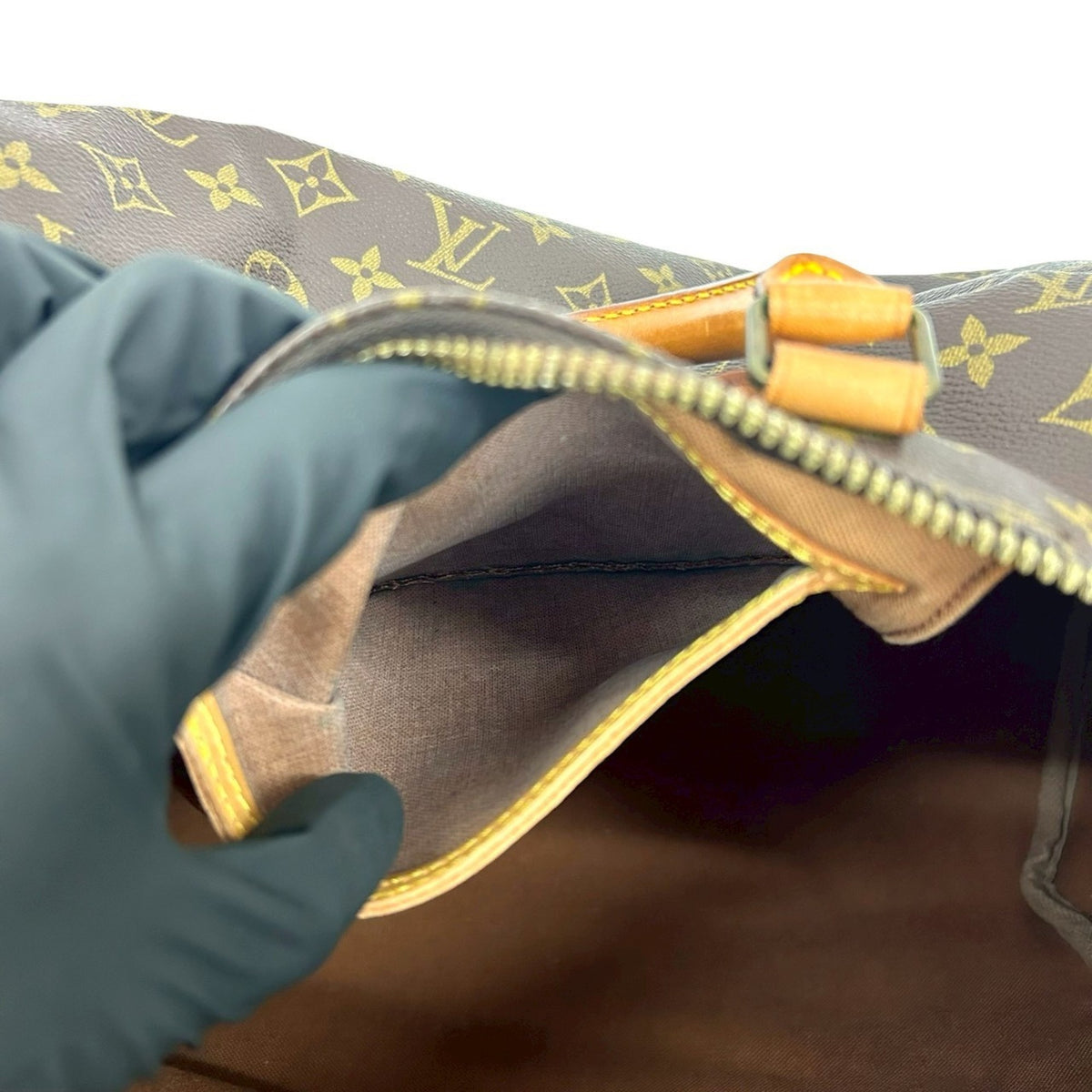 Louis Vuitton Brown Leather Pvc Boston Bag Handbag (Pre-Owned)
