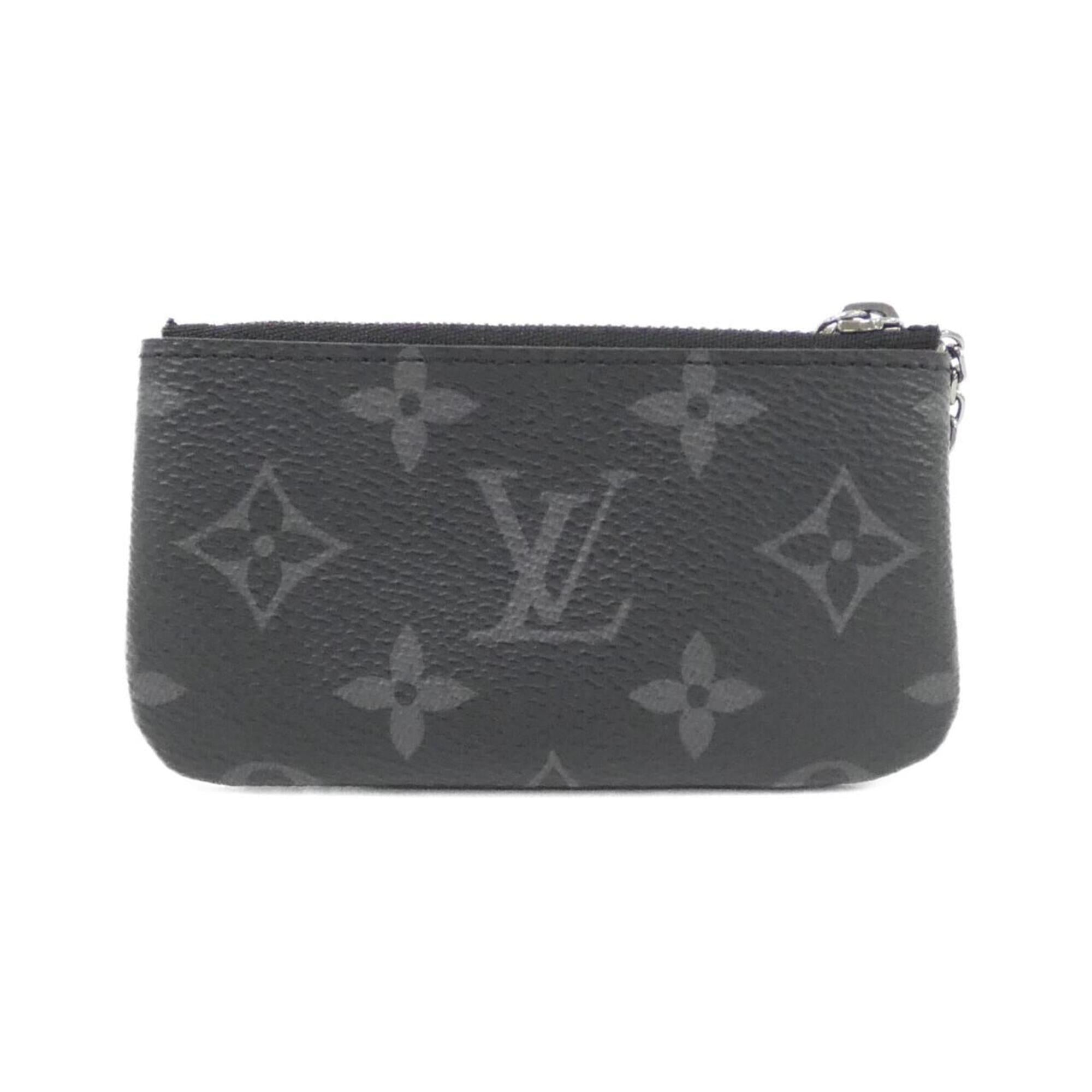 Louis Vuitton Black Gris Coated Canvas Coin Purse/Coin Case (Pre-Owned)