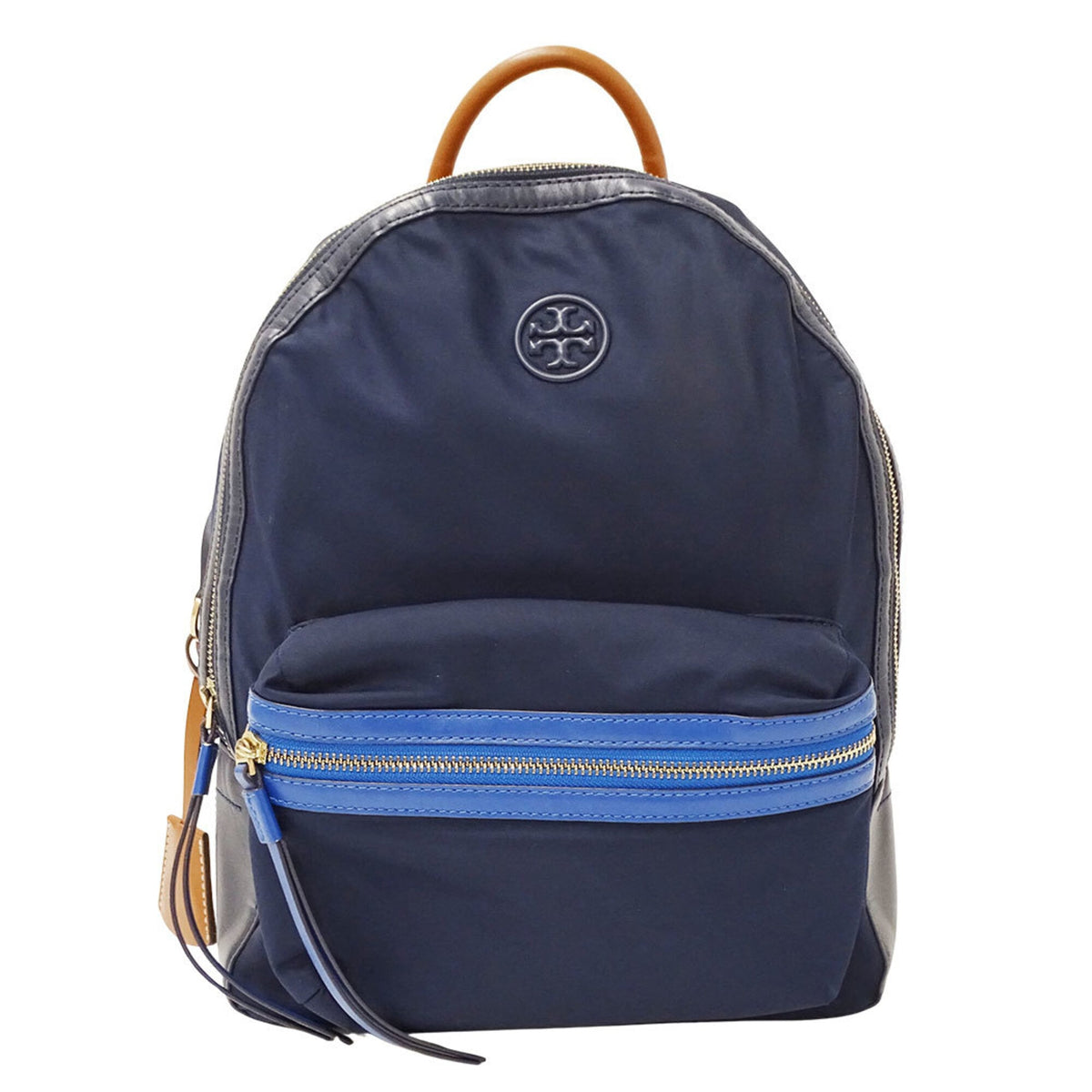 Tory Burch Navy Nylon Handbag (Pre-Owned)