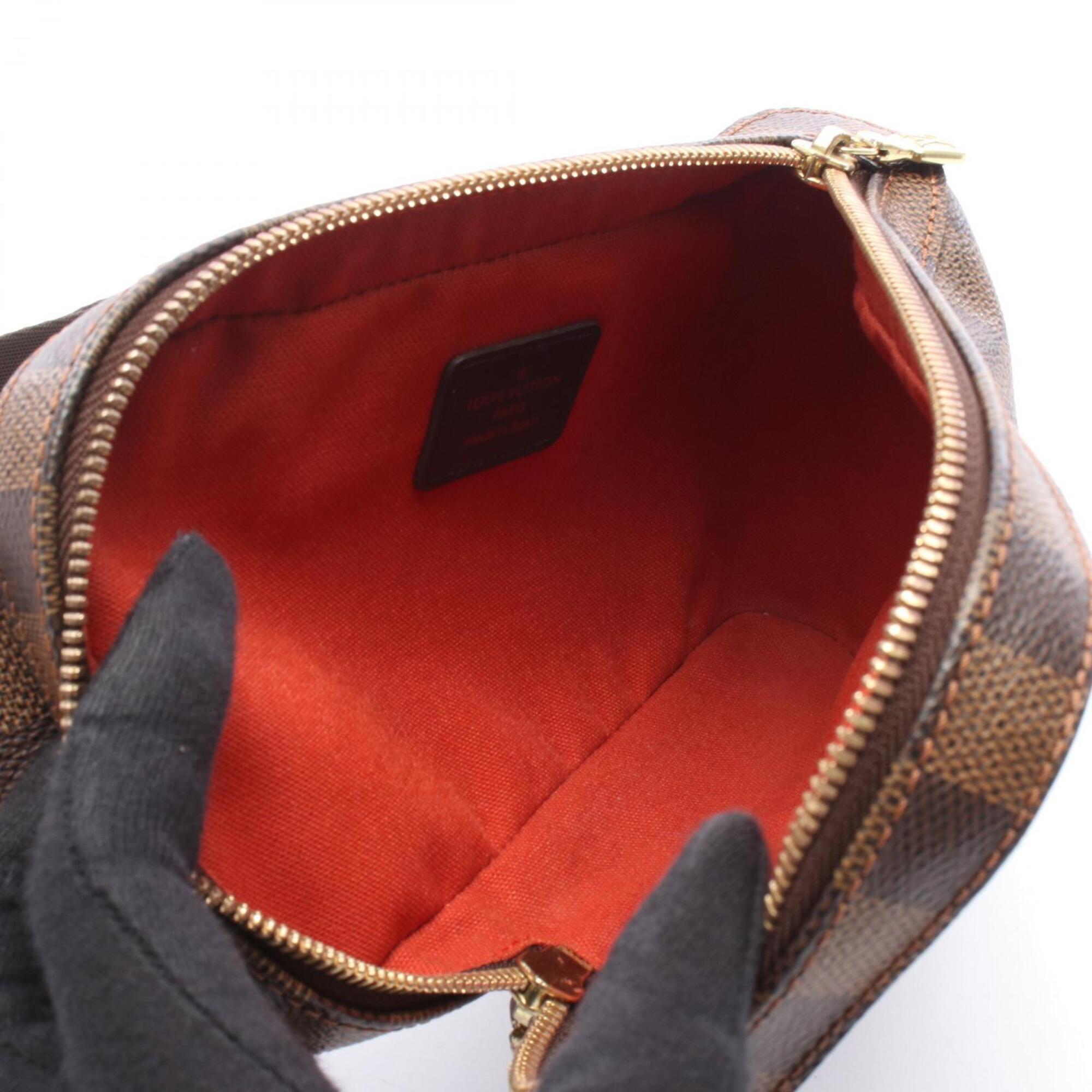 Louis Vuitton Brown Coated Canvas Fanny Pack Handbag (Pre-Owned)