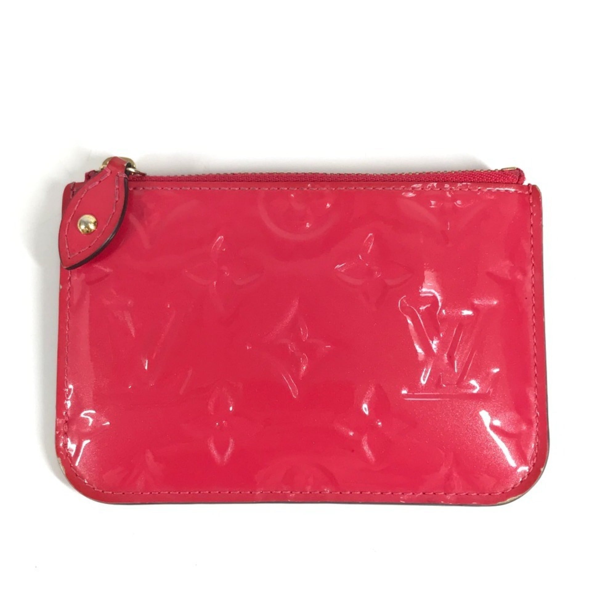 Louis Vuitton Monogram Vernis Pink Monogram Vernis Coin Purse/Coin Case (Pre-Owned)