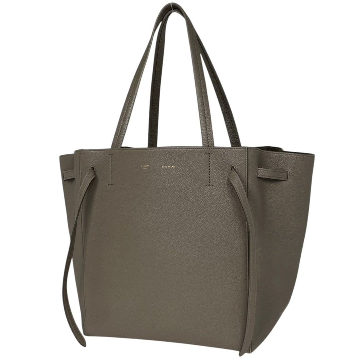 Celine Gray Leather Tote Bag (Pre-Owned)