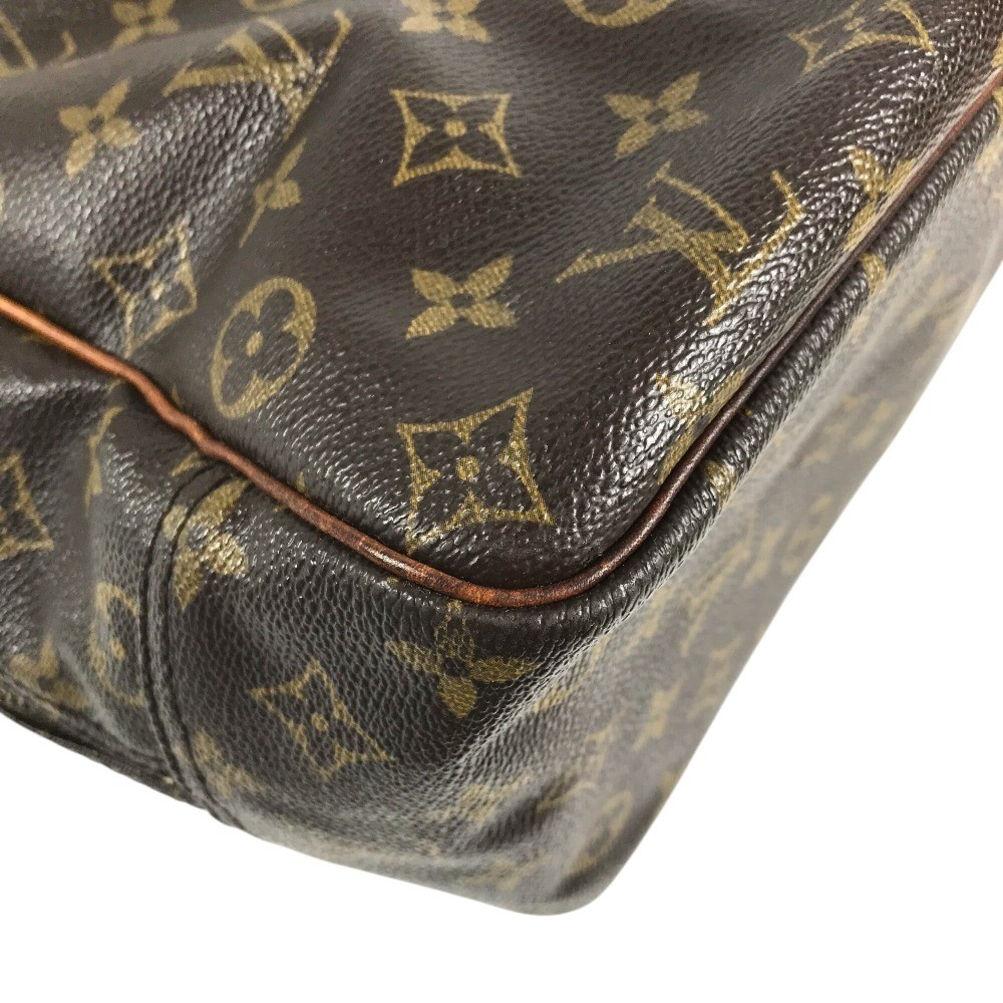 Louis Vuitton Brown Monogram Canvas Boston Bag Handbag Tote Bag (Pre-Owned)
