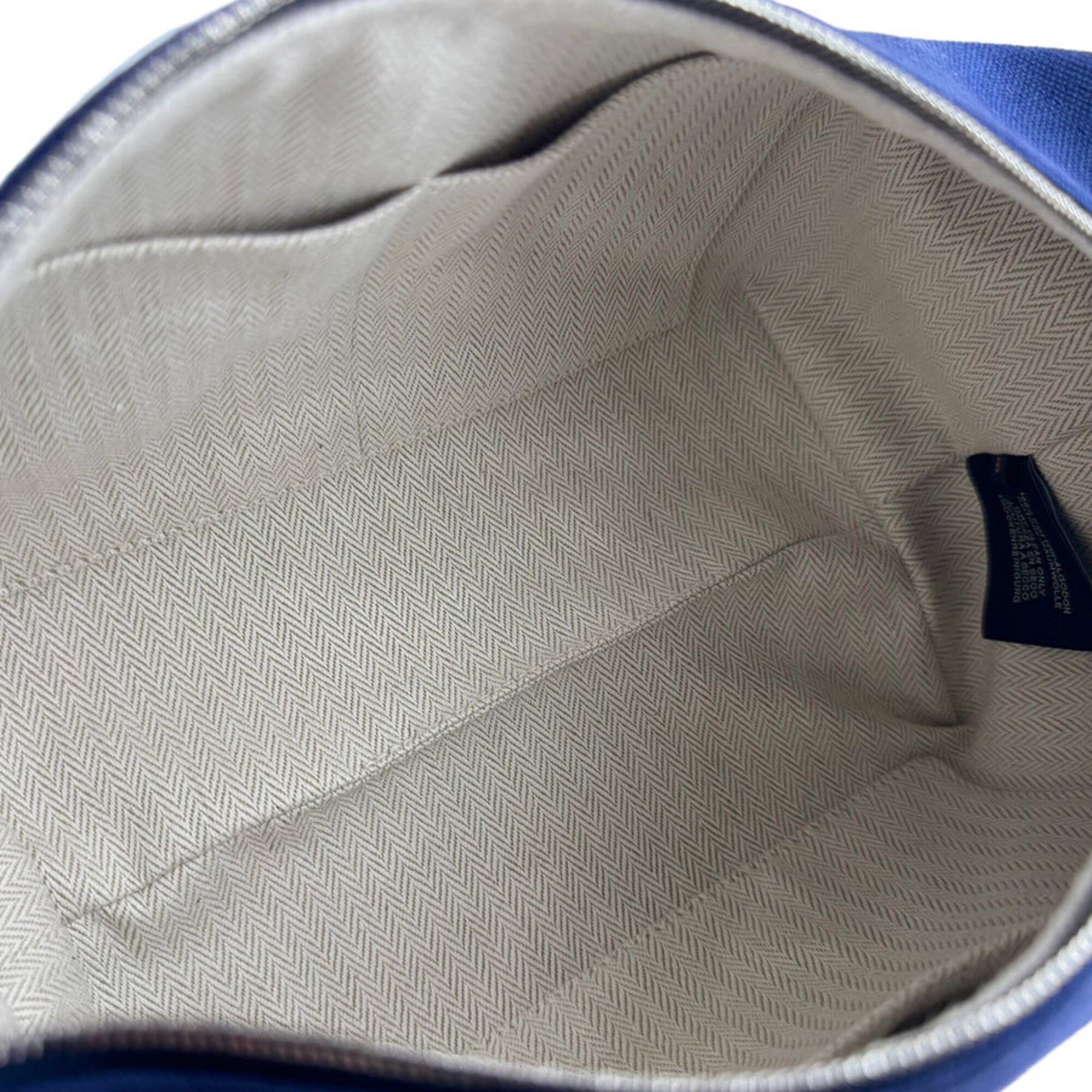 Hermes Navy Canvas Handbag Pouch (Pre-Owned)