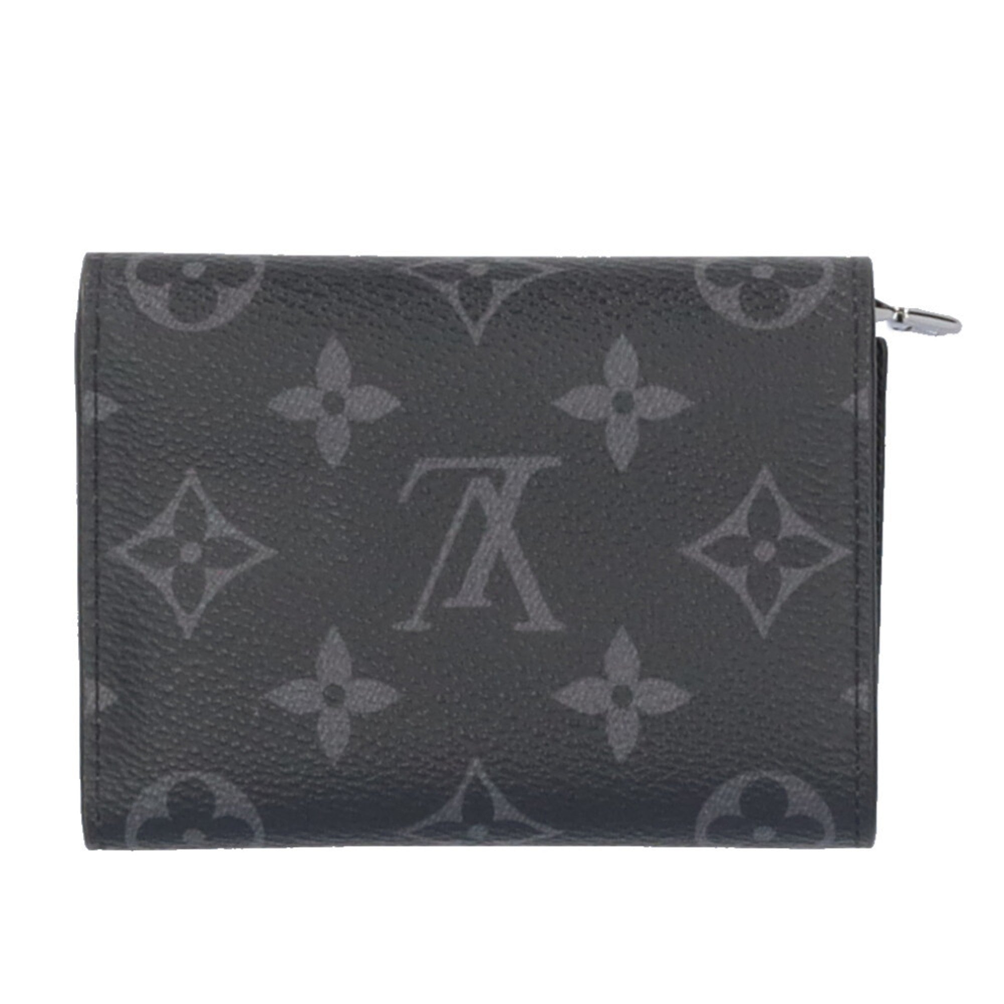 Louis Vuitton Black Monogram Eclipse Wallet (Tri-Fold) (Pre-Owned)