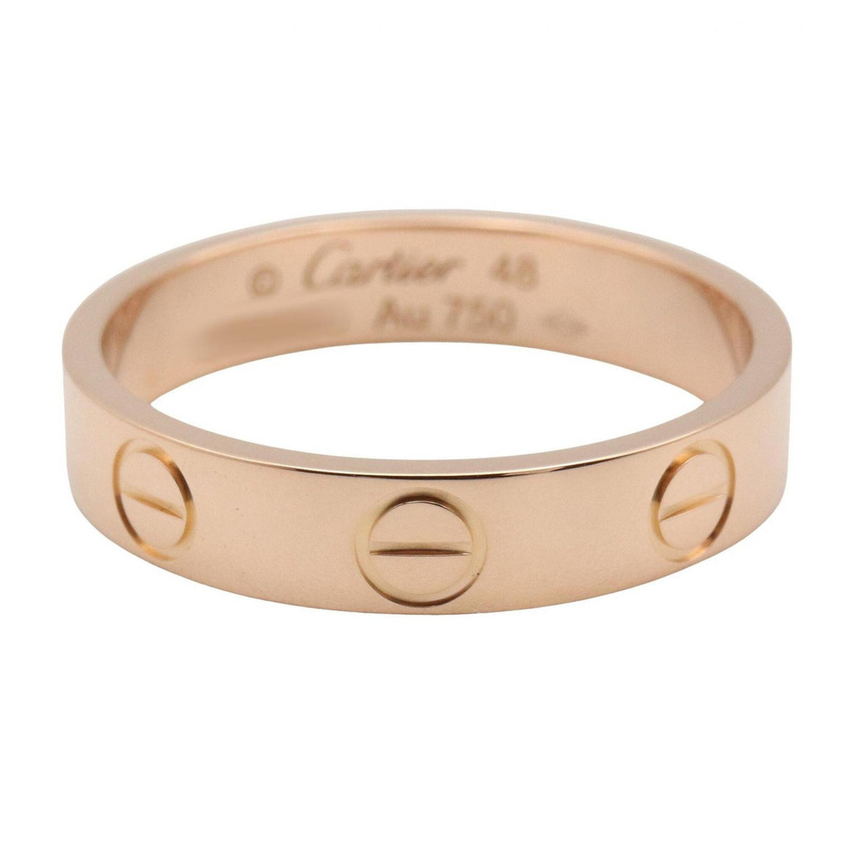 Cartier Gold Pink Gold (18K) Band Ring (Pre-Owned)