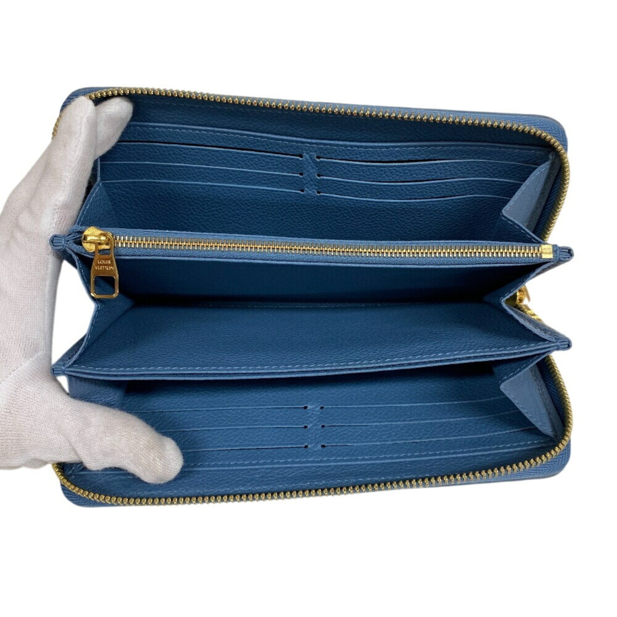 Louis Vuitton Ivory Leather Long Wallet (Bi-Fold) (Pre-Owned)