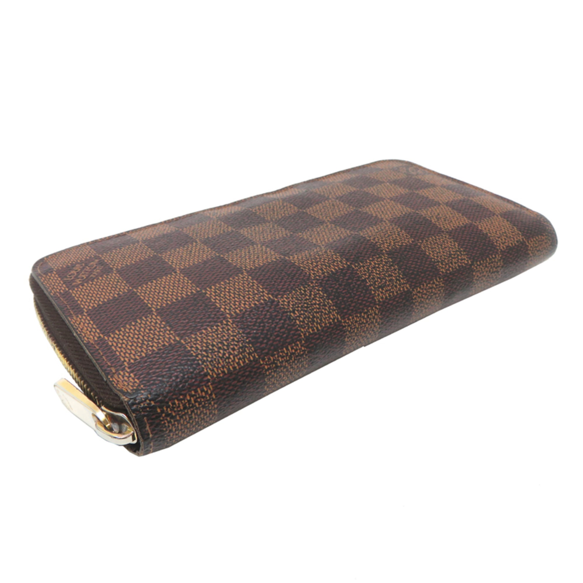 Louis Vuitton Brown Damier Canvas Long Wallet (Bi-Fold) (Pre-Owned)