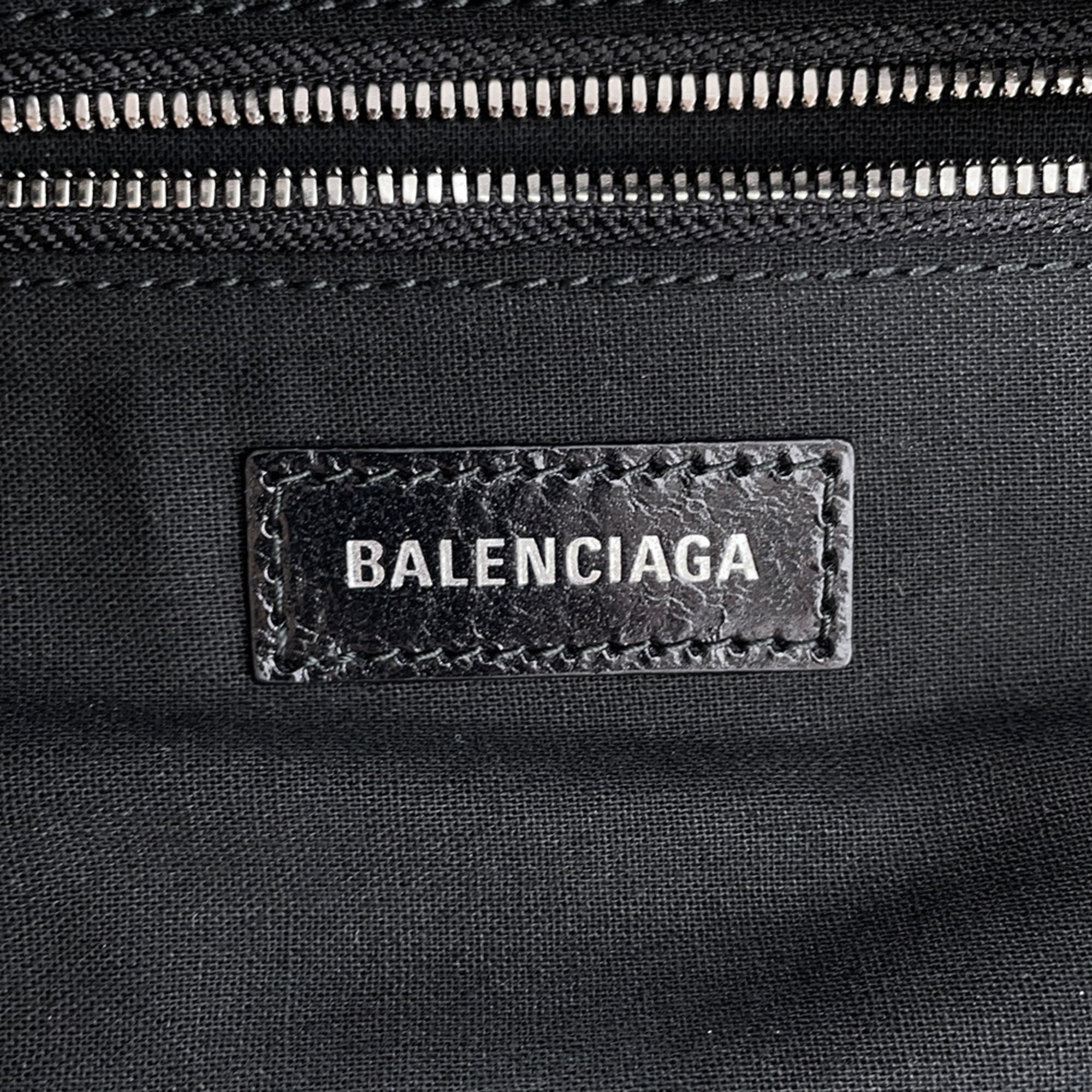 Balenciaga Black Leather Backpack (Pre-Owned)