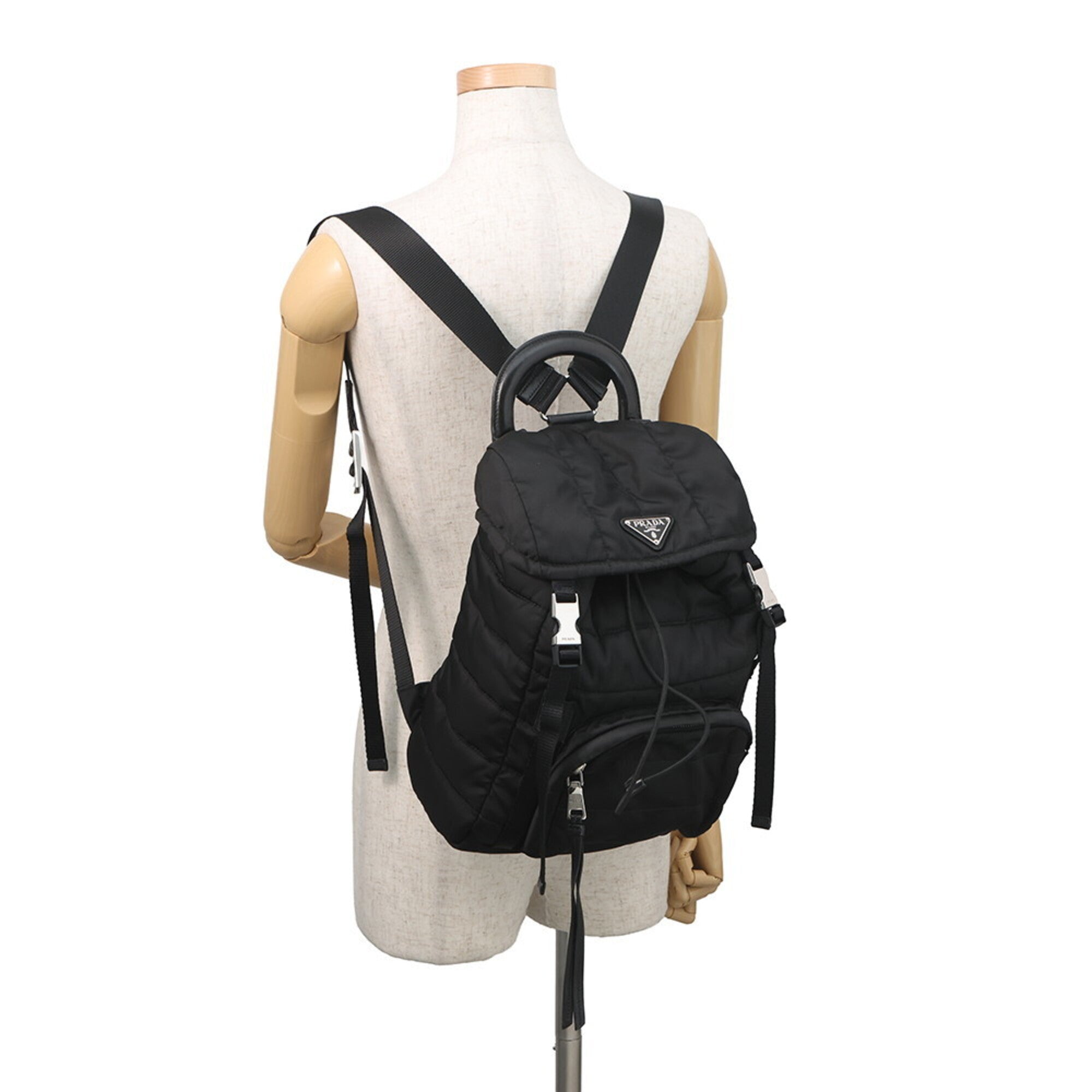 Prada Black Nylon Backpack (Pre-Owned)