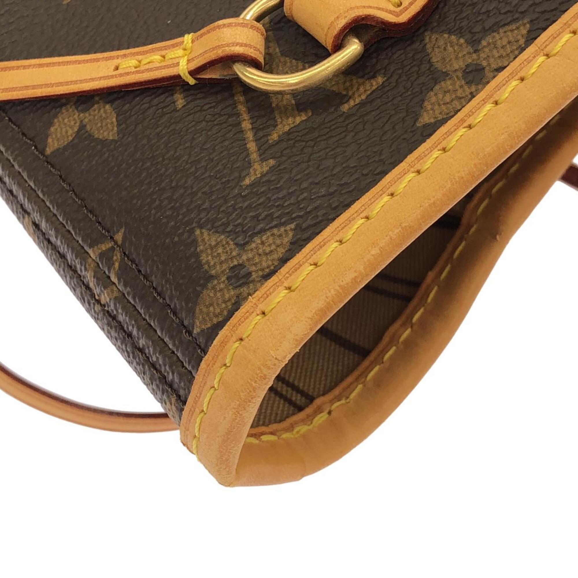 Louis Vuitton Marron Coated Canvas Handbag (Pre-Owned)