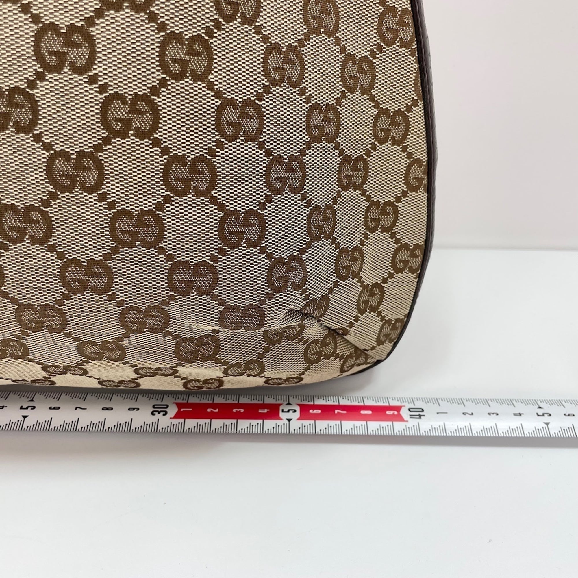 Gucci Sherry Line Brown Shoulder Bag (Pre-Owned)