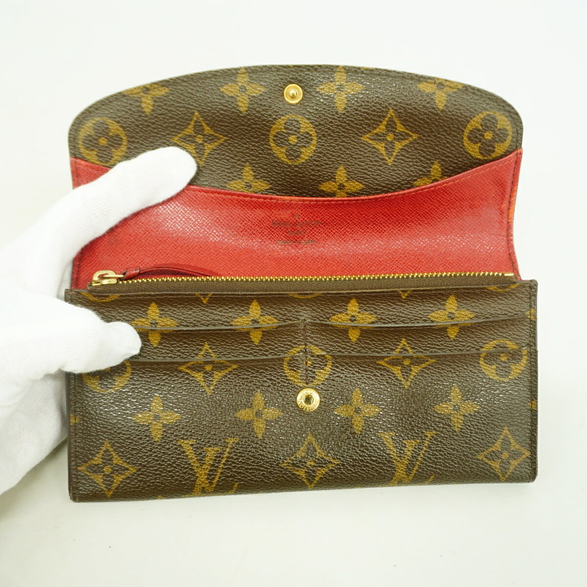 Louis Vuitton Rouge Long Wallet (Bi-Fold) (Pre-Owned)