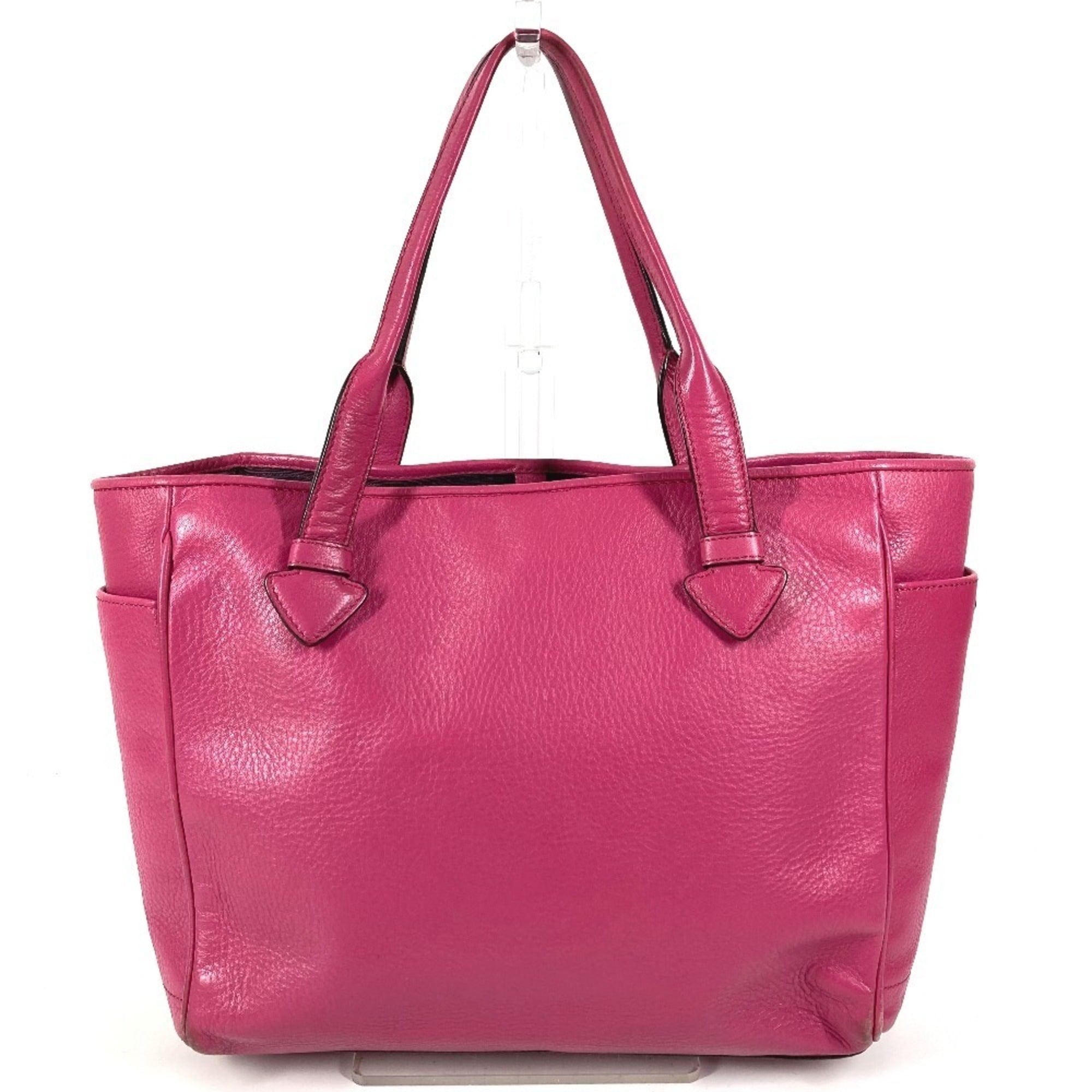 Loewe Pink Leather Shoulder Bag Tote Bag (Pre-Owned)