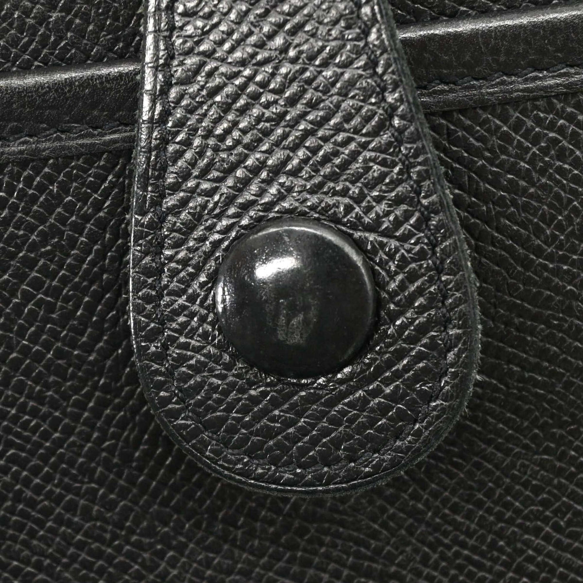 Hermes Evelyne Black Epsom Leather Shoulder Bag (Pre-Owned)