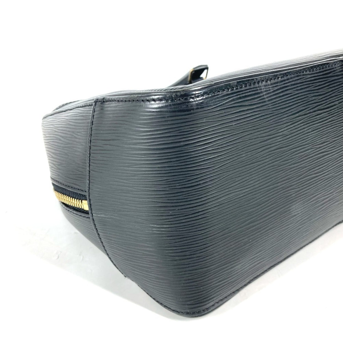 Louis Vuitton Black Noir Epi Leather Handbag Tote Bag (Pre-Owned)