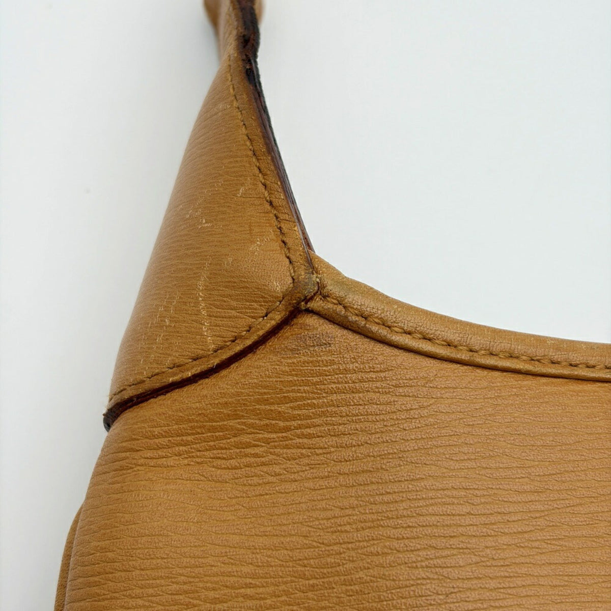 Gucci Camel Bamboo Leather Shoulder Bag (Pre-Owned)