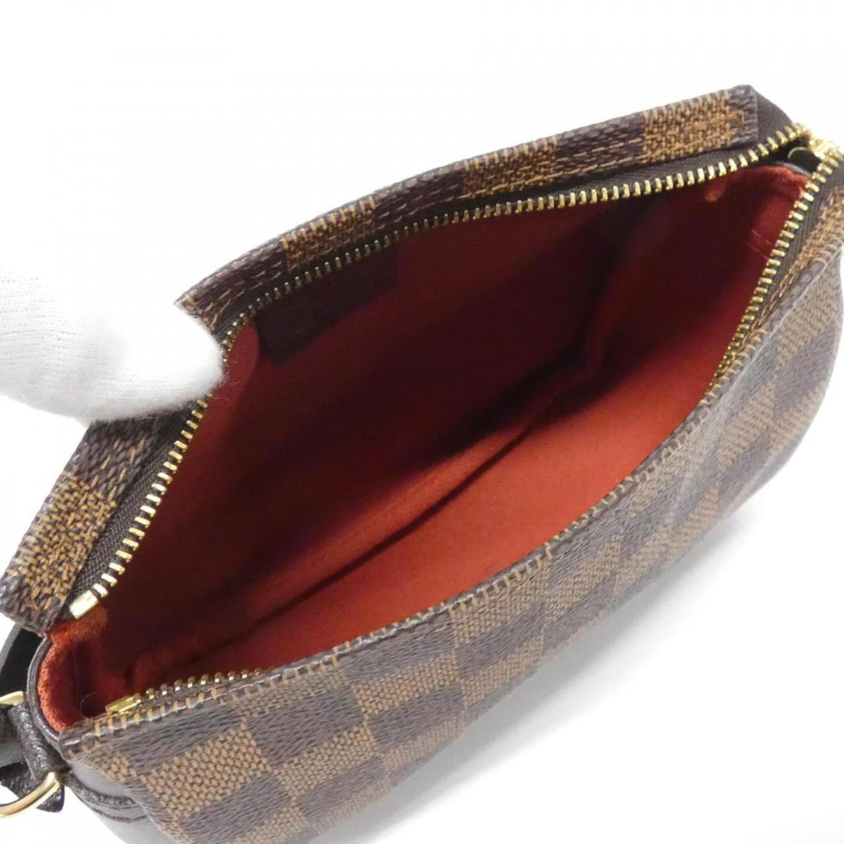 Louis Vuitton Ebene Coated Canvas Pouch (Pre-Owned)