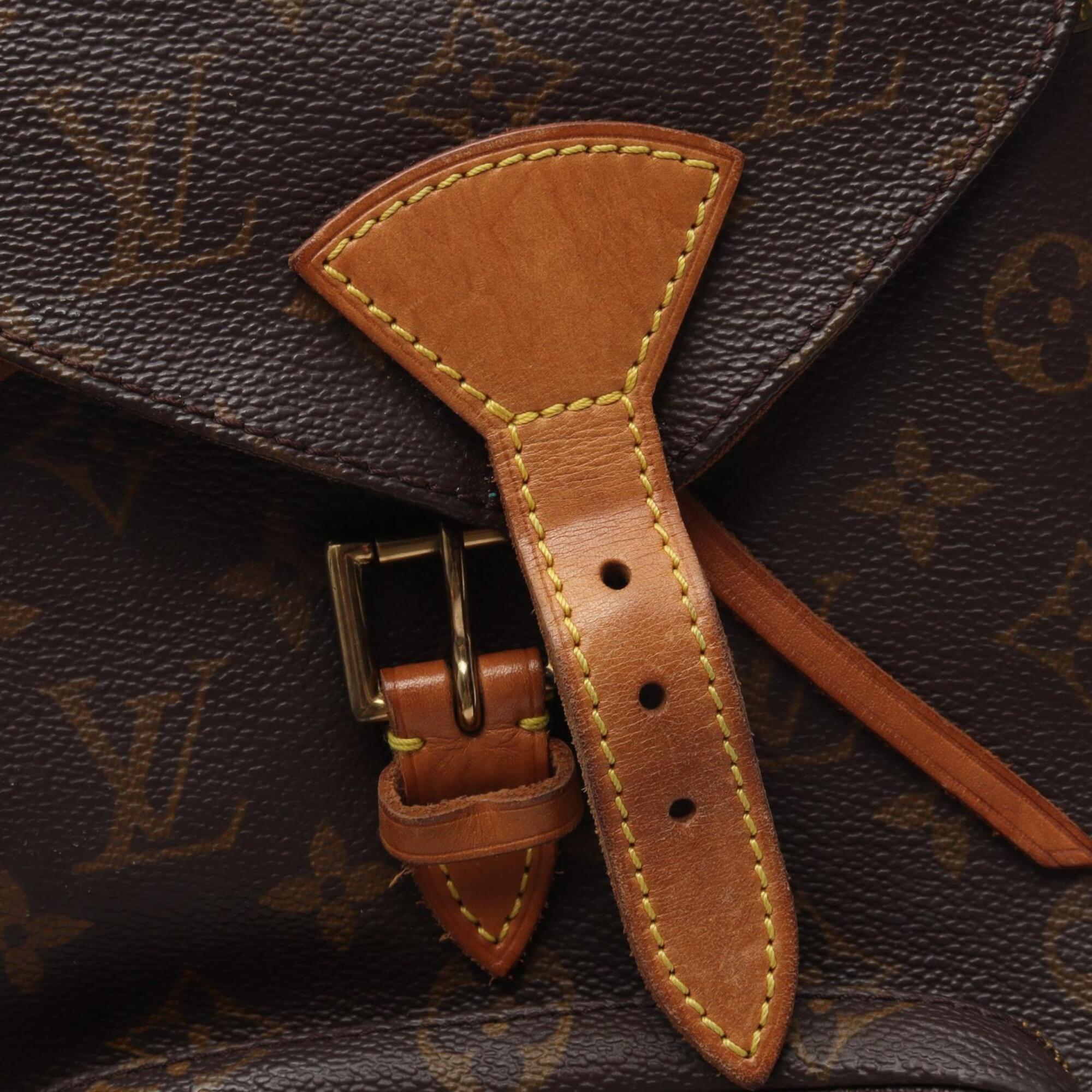 Louis Vuitton Brown Monogram Pvc Coated Canvas Leather Backpack (Pre-Owned)