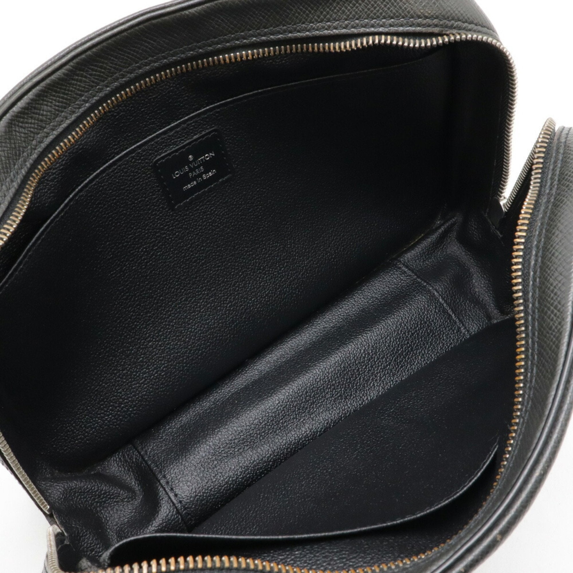 Louis Vuitton Ardoise Taiga Leather Clutch Bag Pouch (Pre-Owned)