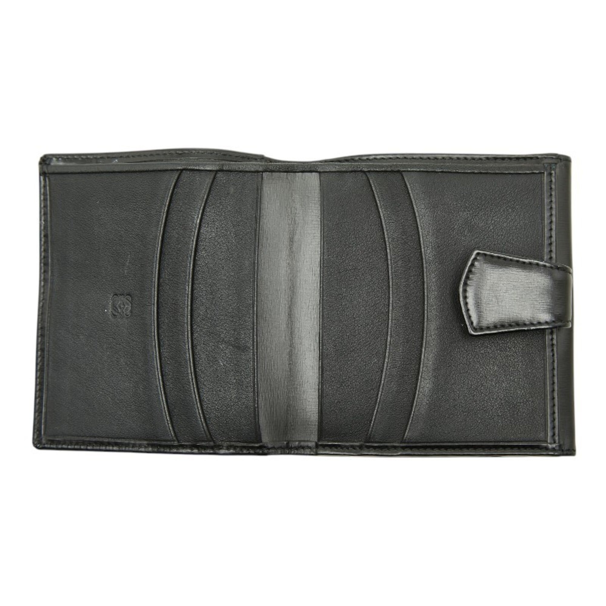 Loewe Black Leather Wallet (Bi-Fold) (Pre-Owned)