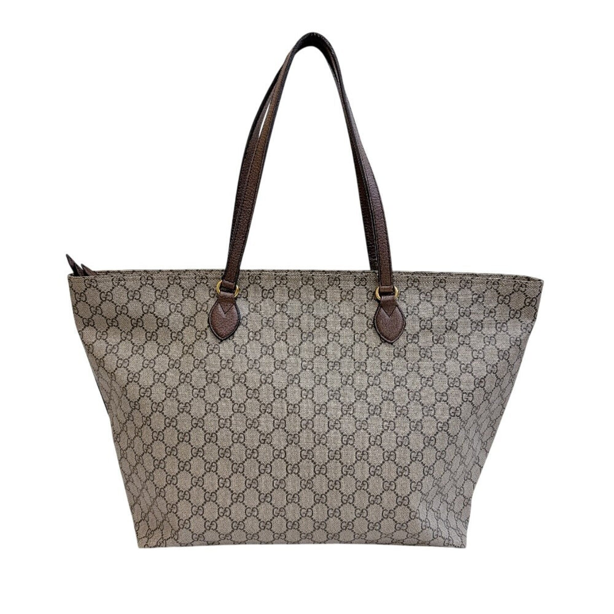 Gucci Brown Gg Supreme Tote Bag (Pre-Owned)