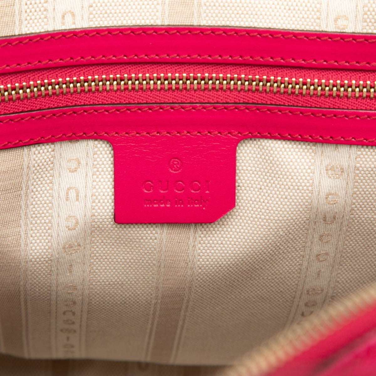 Gucci Pink Leather Handbag Shoulder Bag (Pre-Owned)