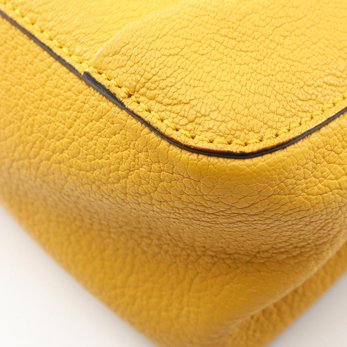 Chloé Yellow Leather Handbag Shoulder Bag (Pre-Owned)