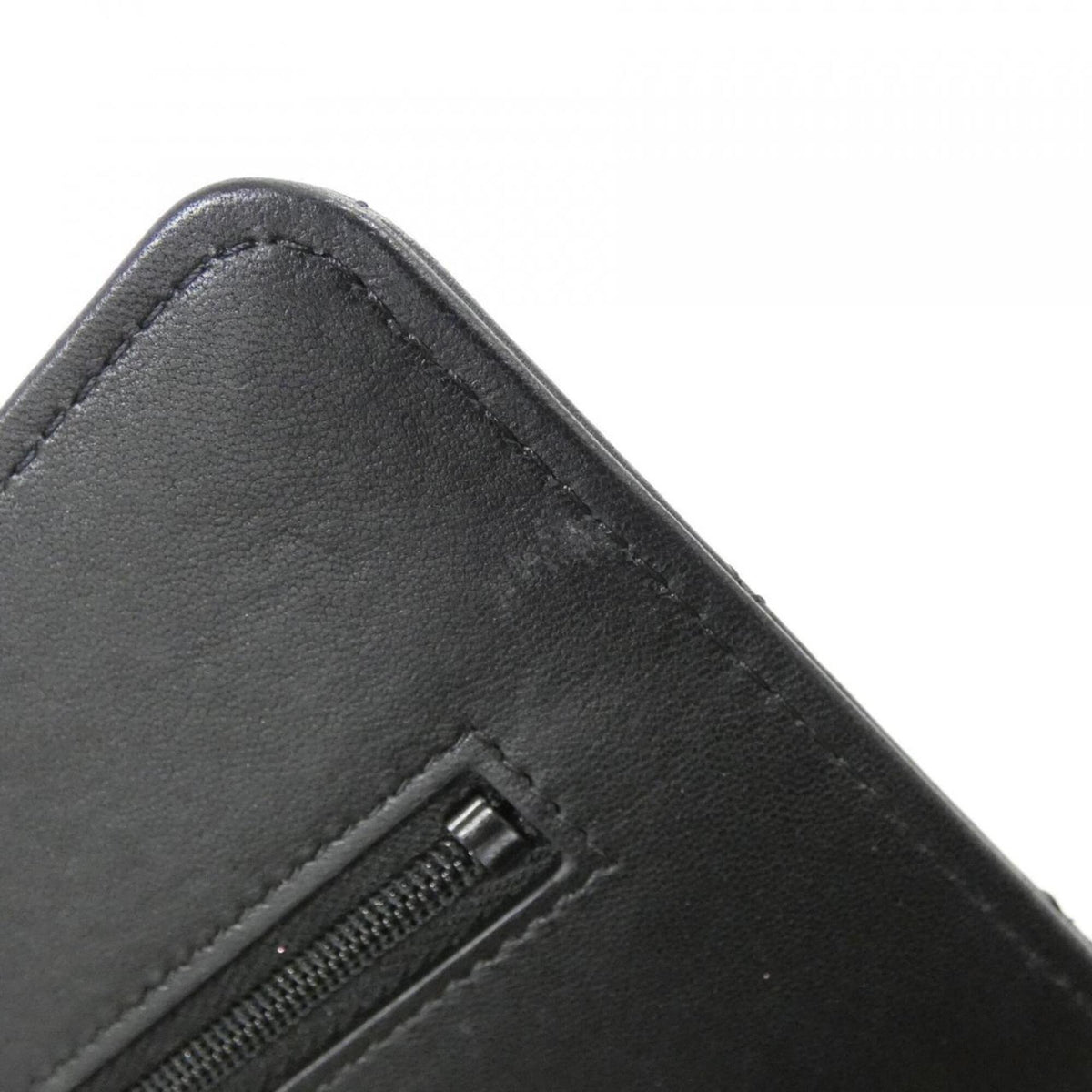 Chanel Black Leather Chain/Shoulder Wallet (Pre-Owned)