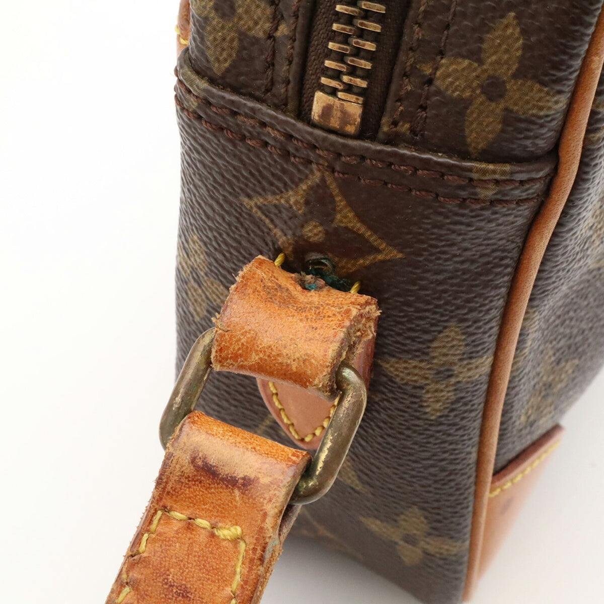 Louis Vuitton Brown Monogram White Monogram Pochette Shoulder Bag (Pre-Owned)