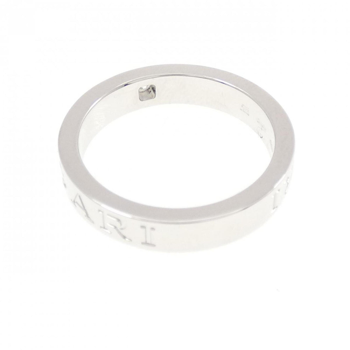 Bvlgari White Gold White Gold (18K) Band Ring (Pre-Owned)