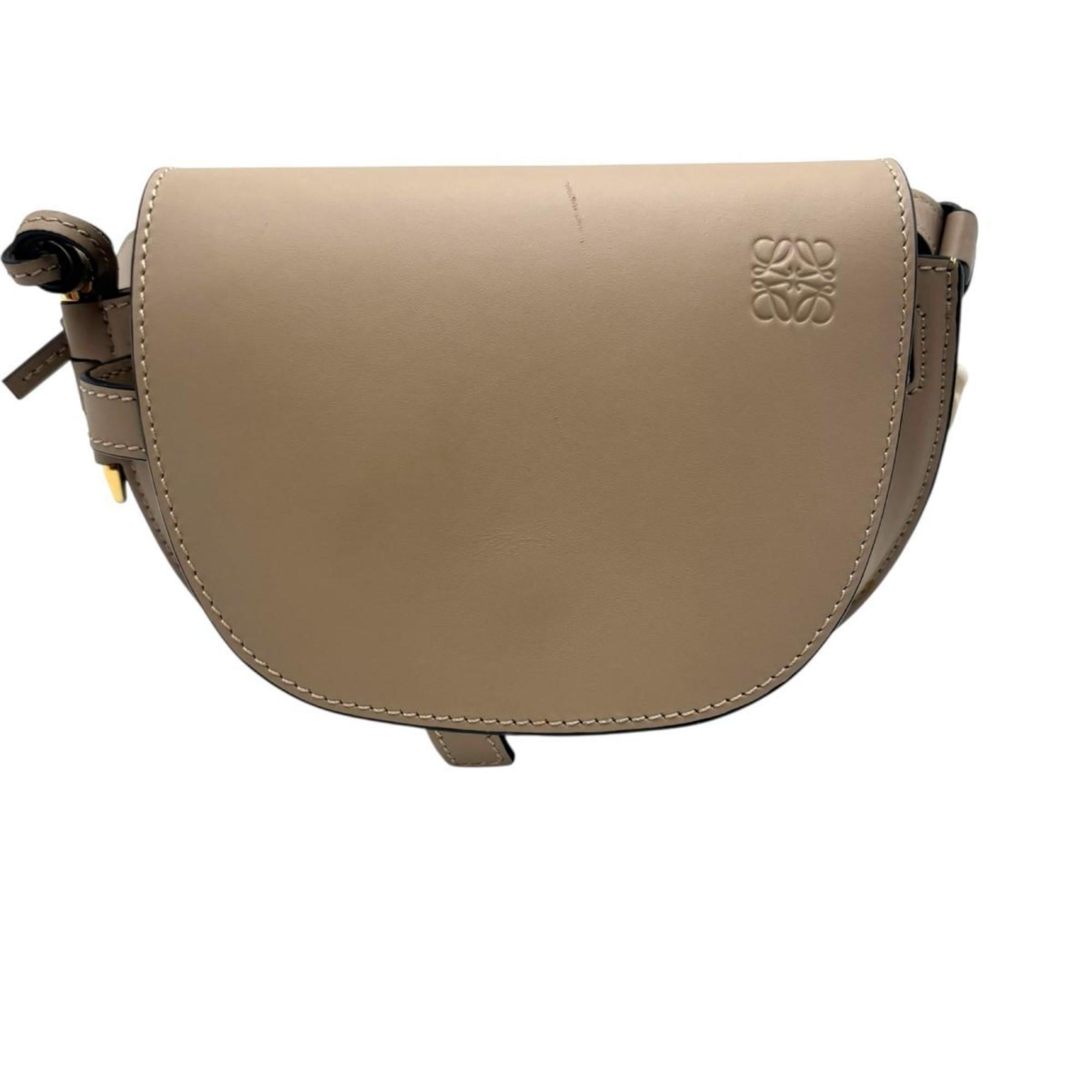 Loewe Beige Leather Shoulder Bag (Pre-Owned)