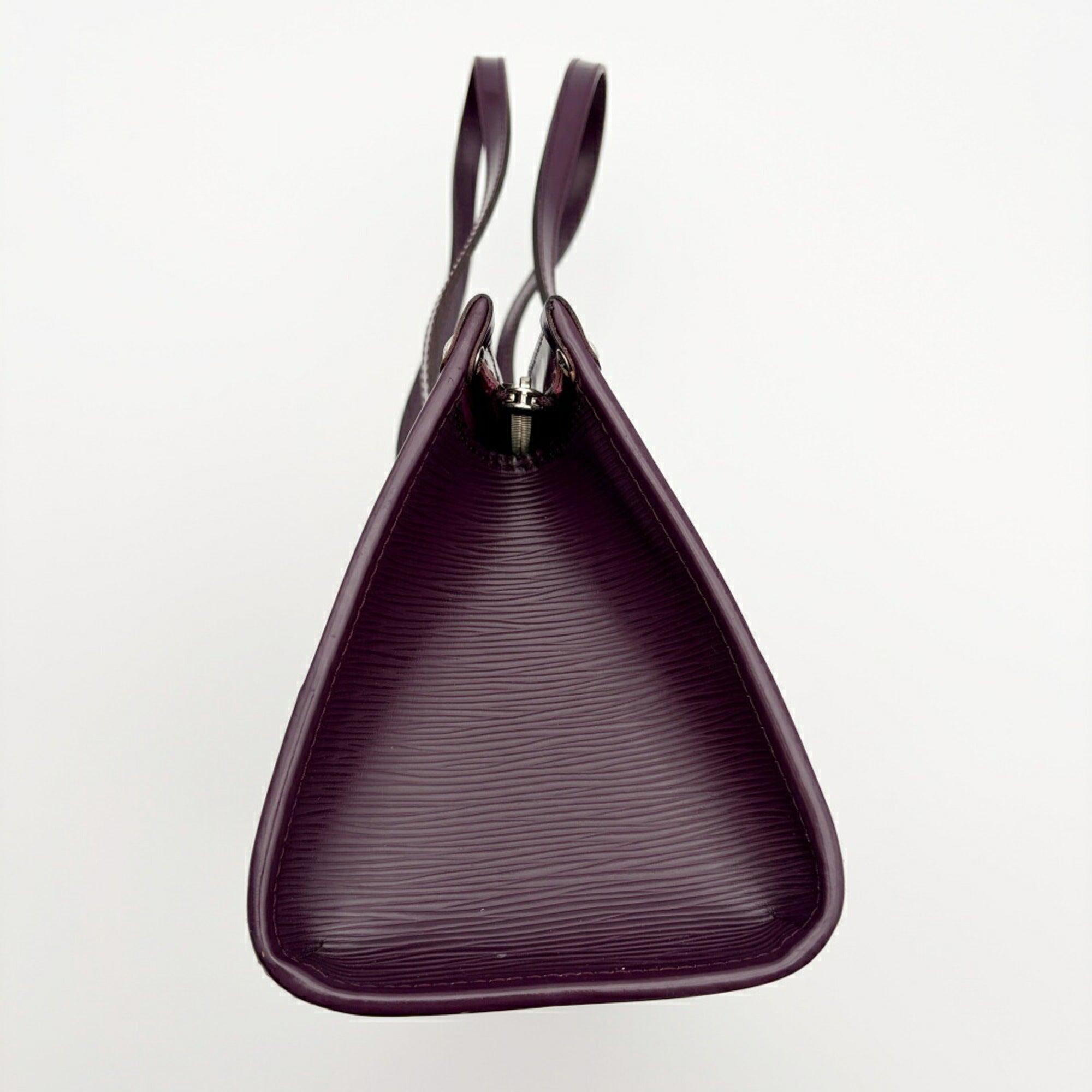 Louis Vuitton Cassis Purple Leather Shoulder Bag (Pre-Owned)