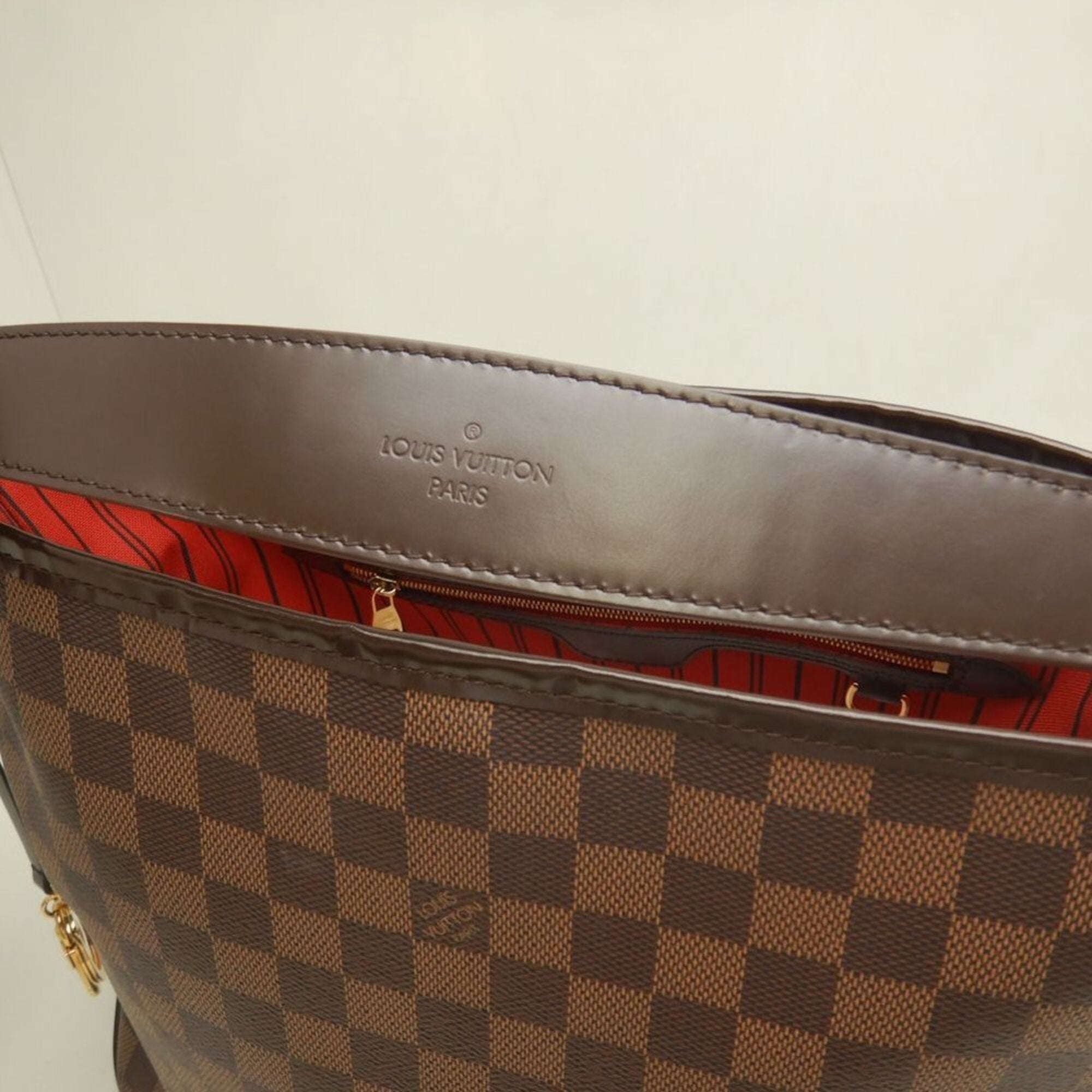 Louis Vuitton Damier Ebene Damier Canvas Shoulder Bag (Pre-Owned)