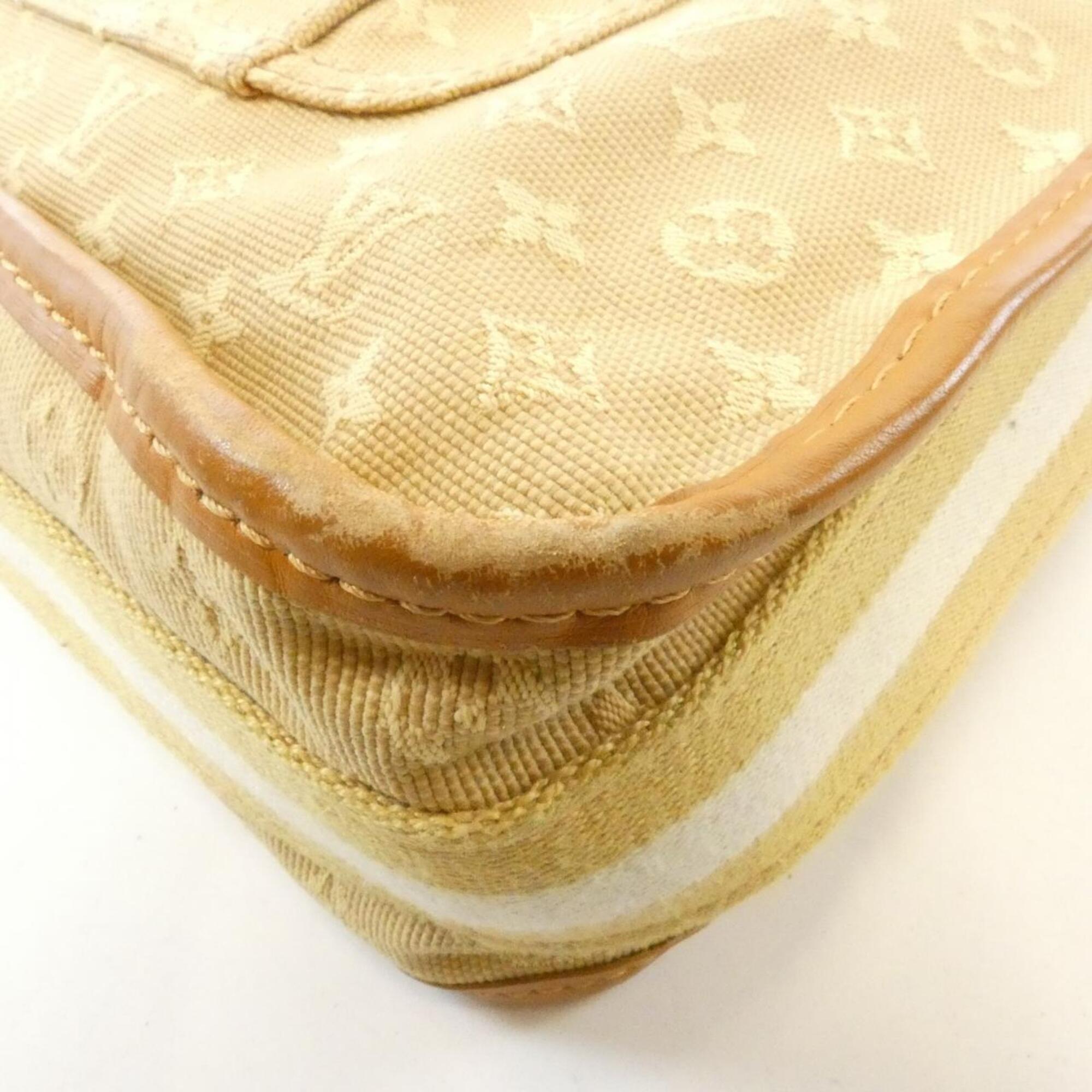 Louis Vuitton Beige Canvas Shoulder Bag (Pre-Owned)