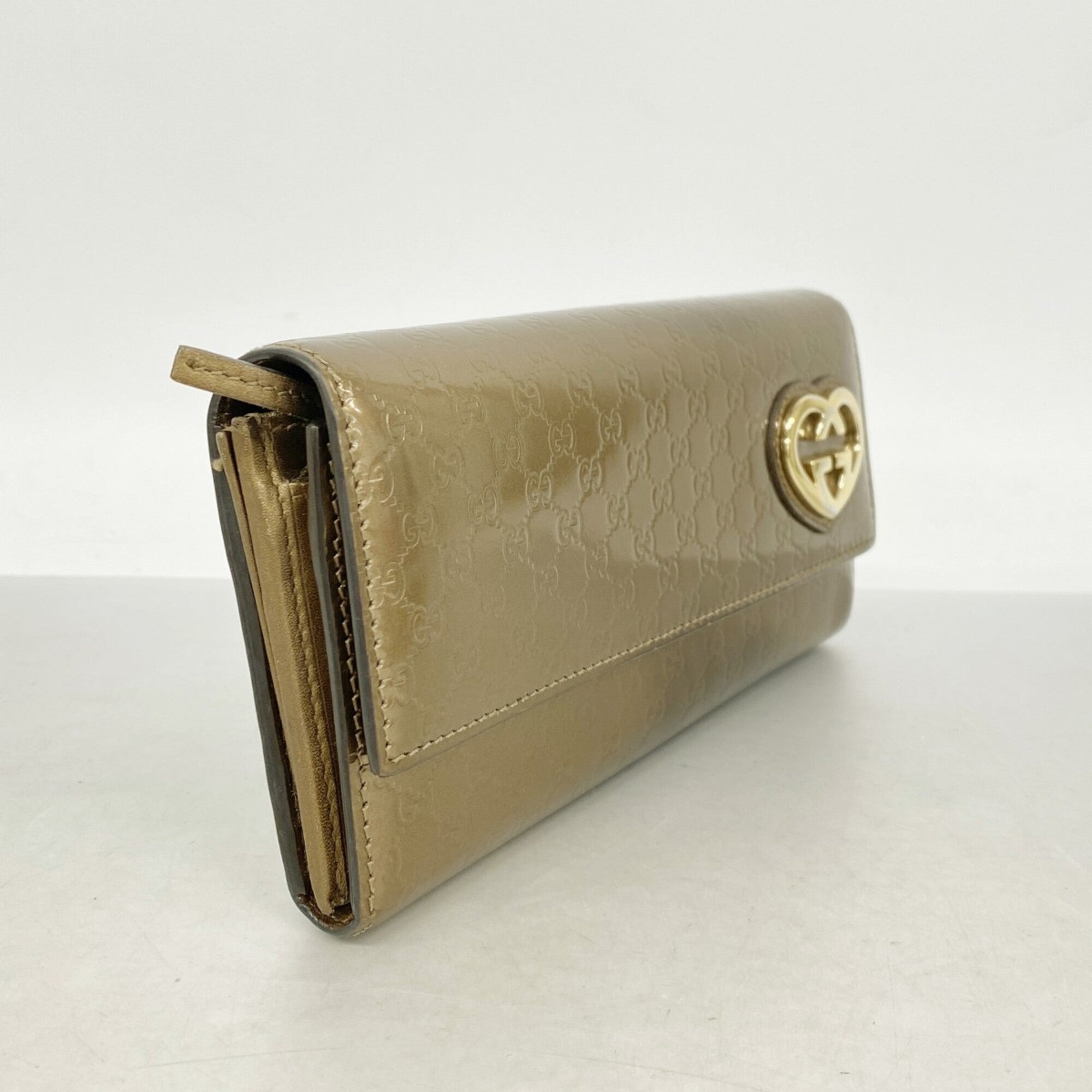 Gucci Bronze Long Wallet (Bi-Fold) (Pre-Owned)