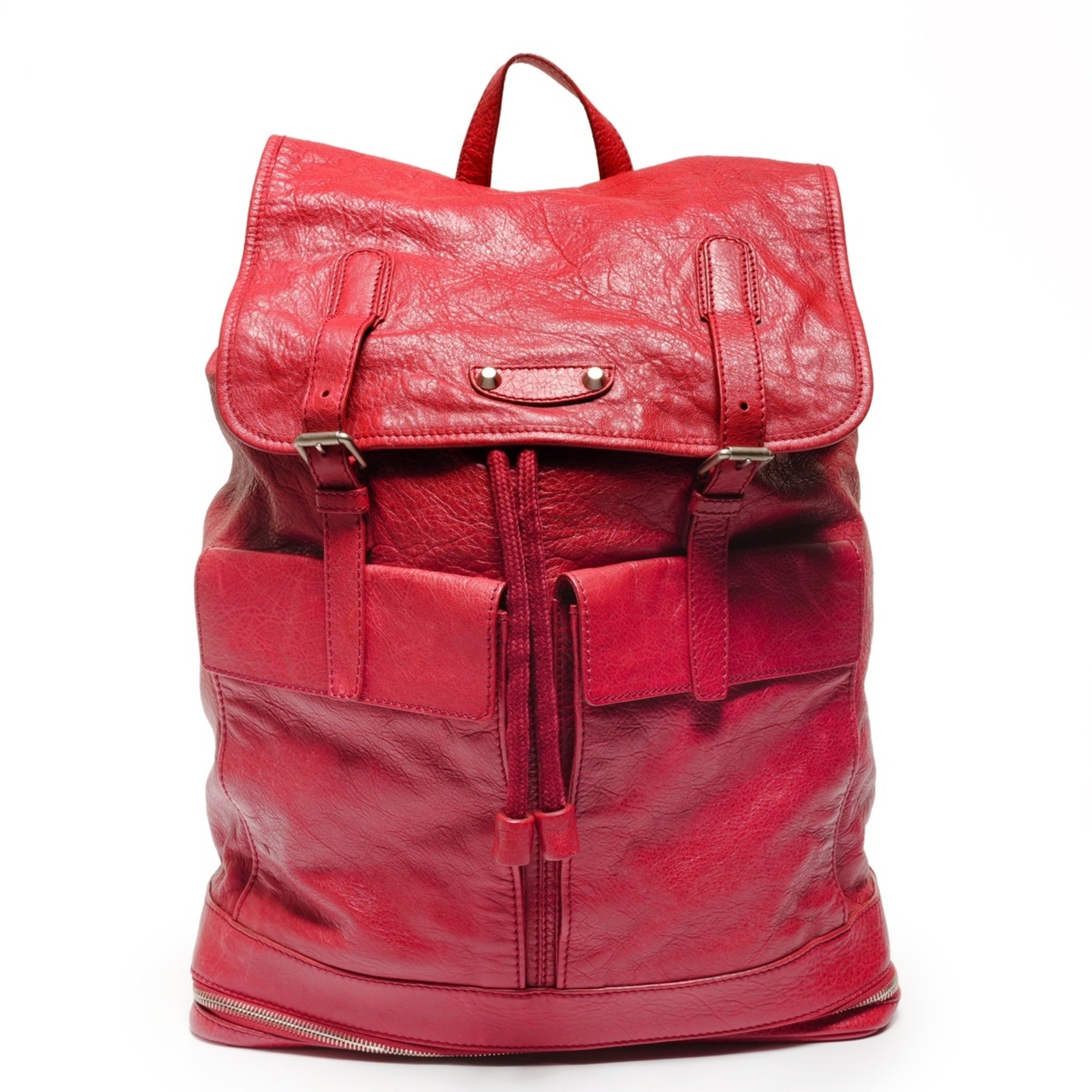 Balenciaga Red Color Backpack (Pre-Owned)
